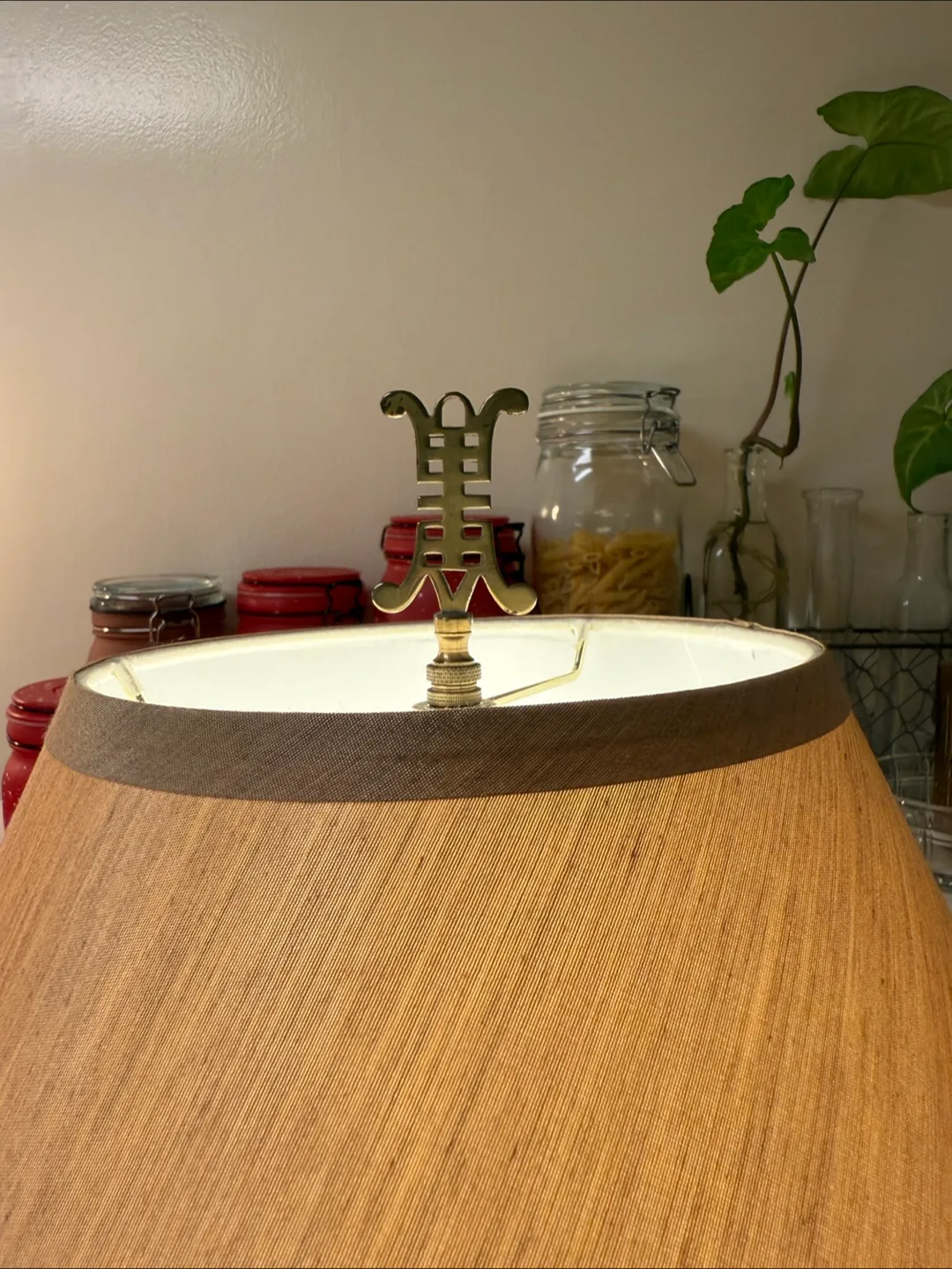 Vintage Hand Painted Asian Floral Table Lamps image indicator(5)