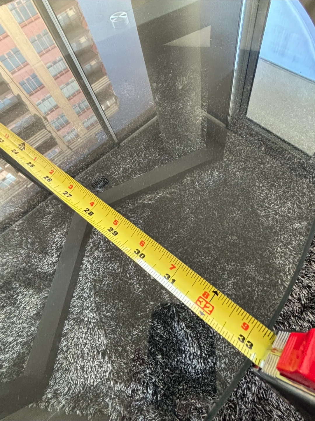 Round Glass Coffee Table - Black Frame image indicator(5)