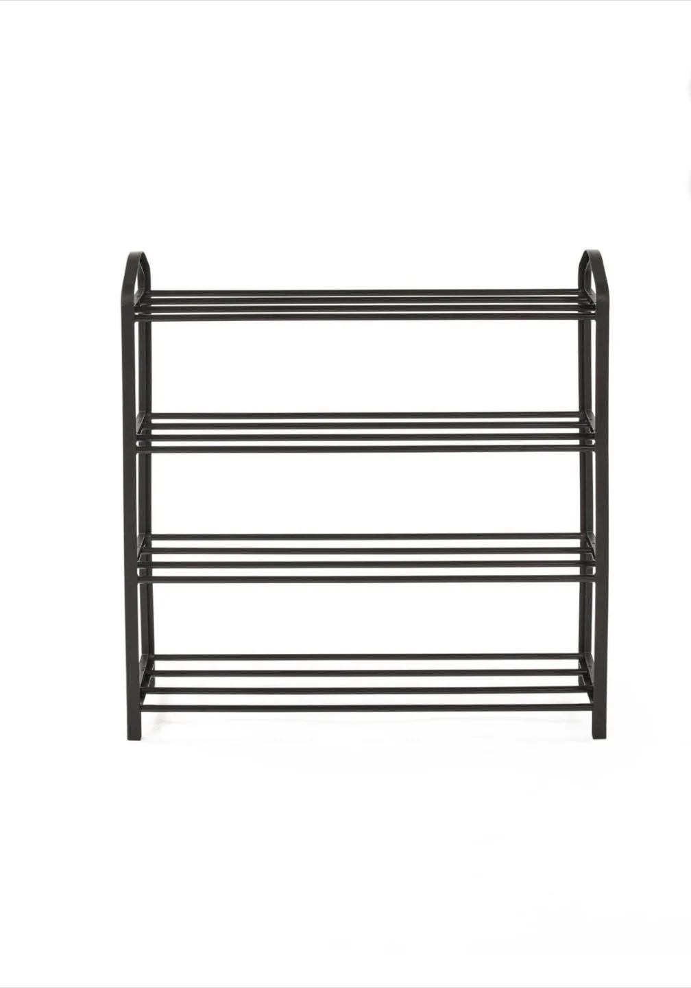 Mainstays 4 Tier Shoe Rack - Holds 12 Pairs thumbnail