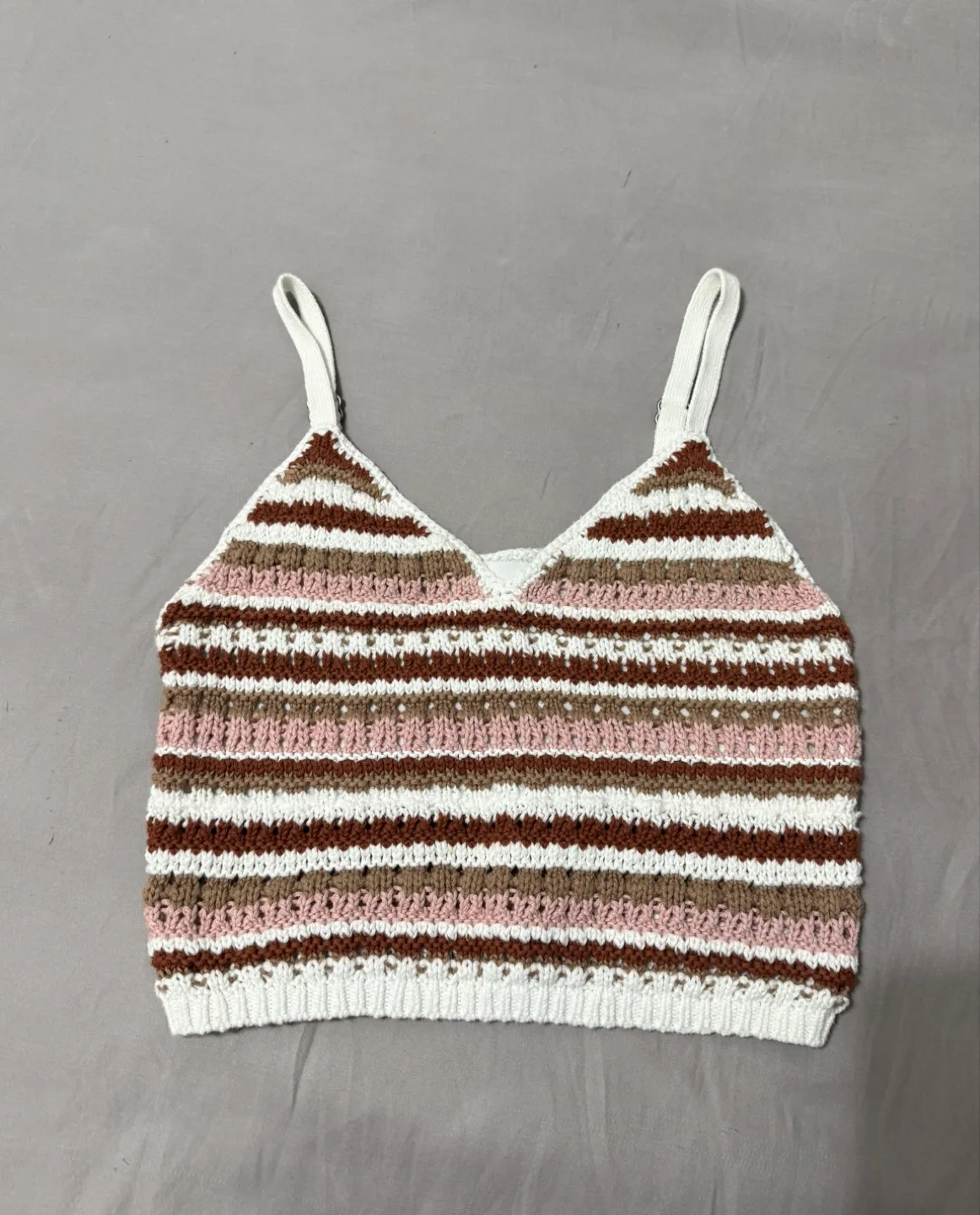 Hollister Striped Knit Tank Top - XXS thumbnail