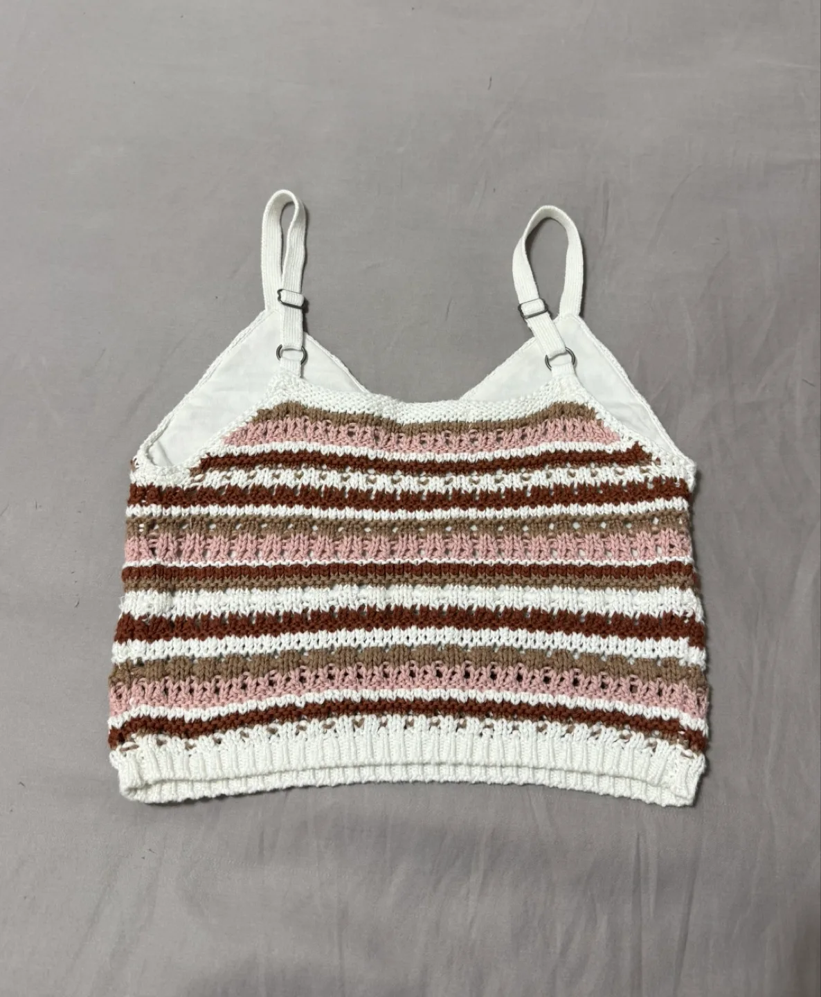 Hollister Striped Knit Tank Top - XXS image indicator(3)