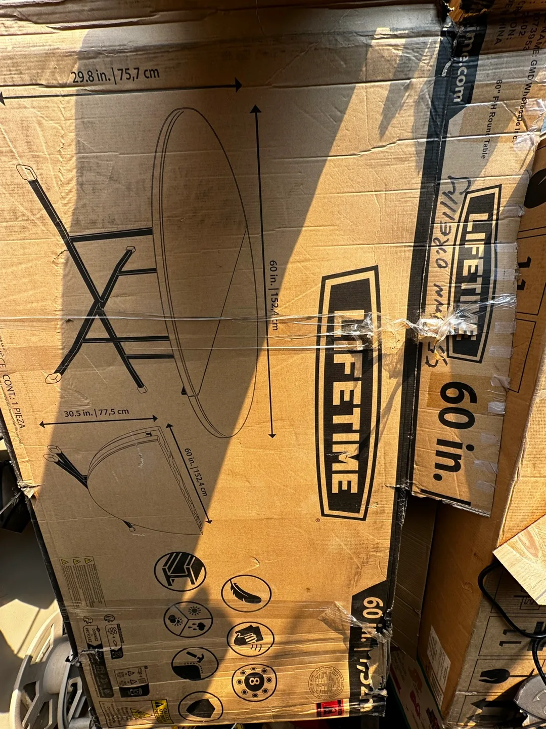 Lifetime 60-Inch Round Folding Table - New in Box! image indicator(3)