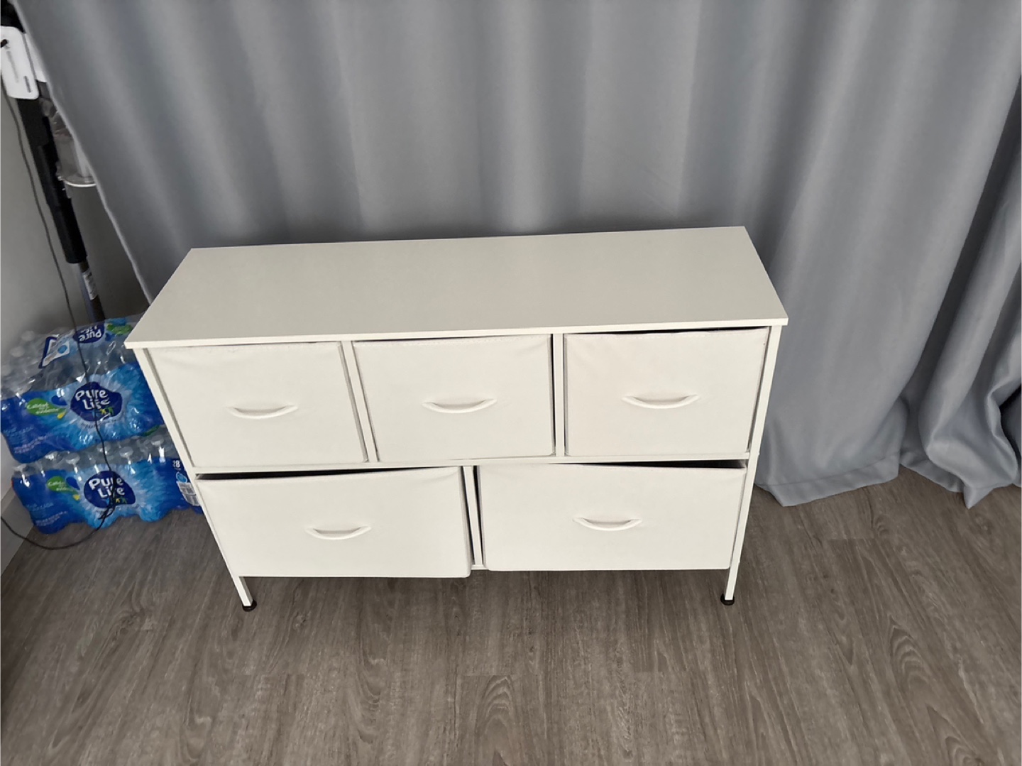 WLIVE White 5-Drawer Dresser - photo 2