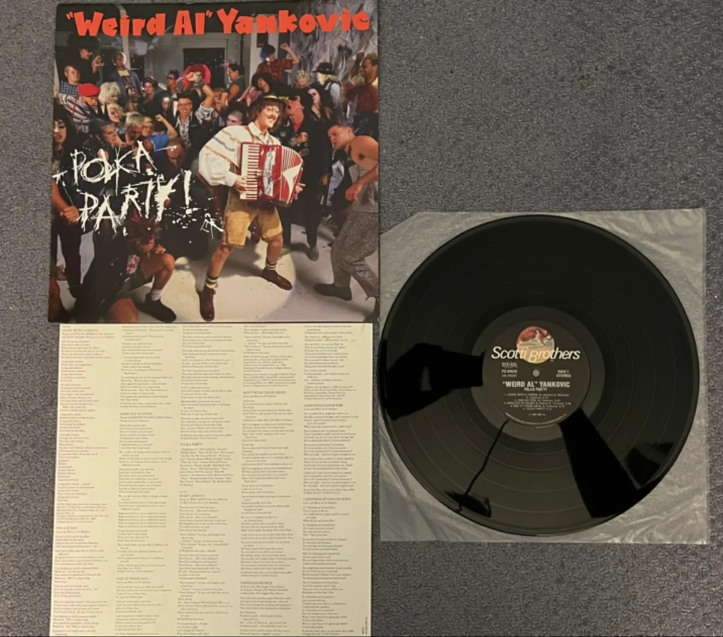“Weird Al” Yankovic - Polka Party! LP (First Pressing) thumbnail