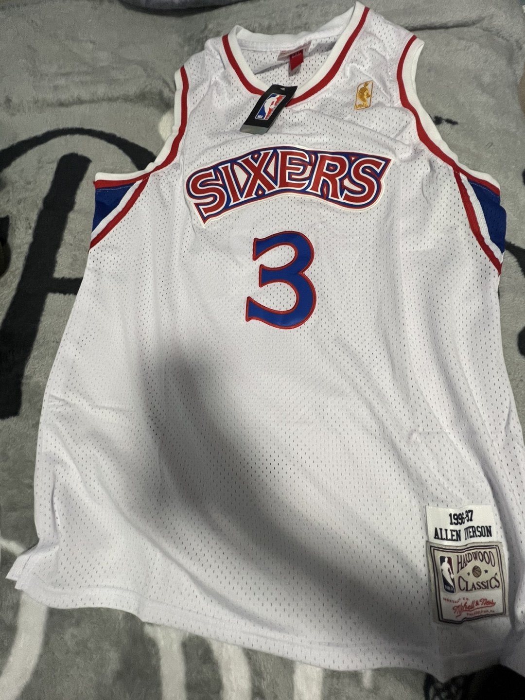 Allen Iverson Sixers Jersey - Size Large and XL