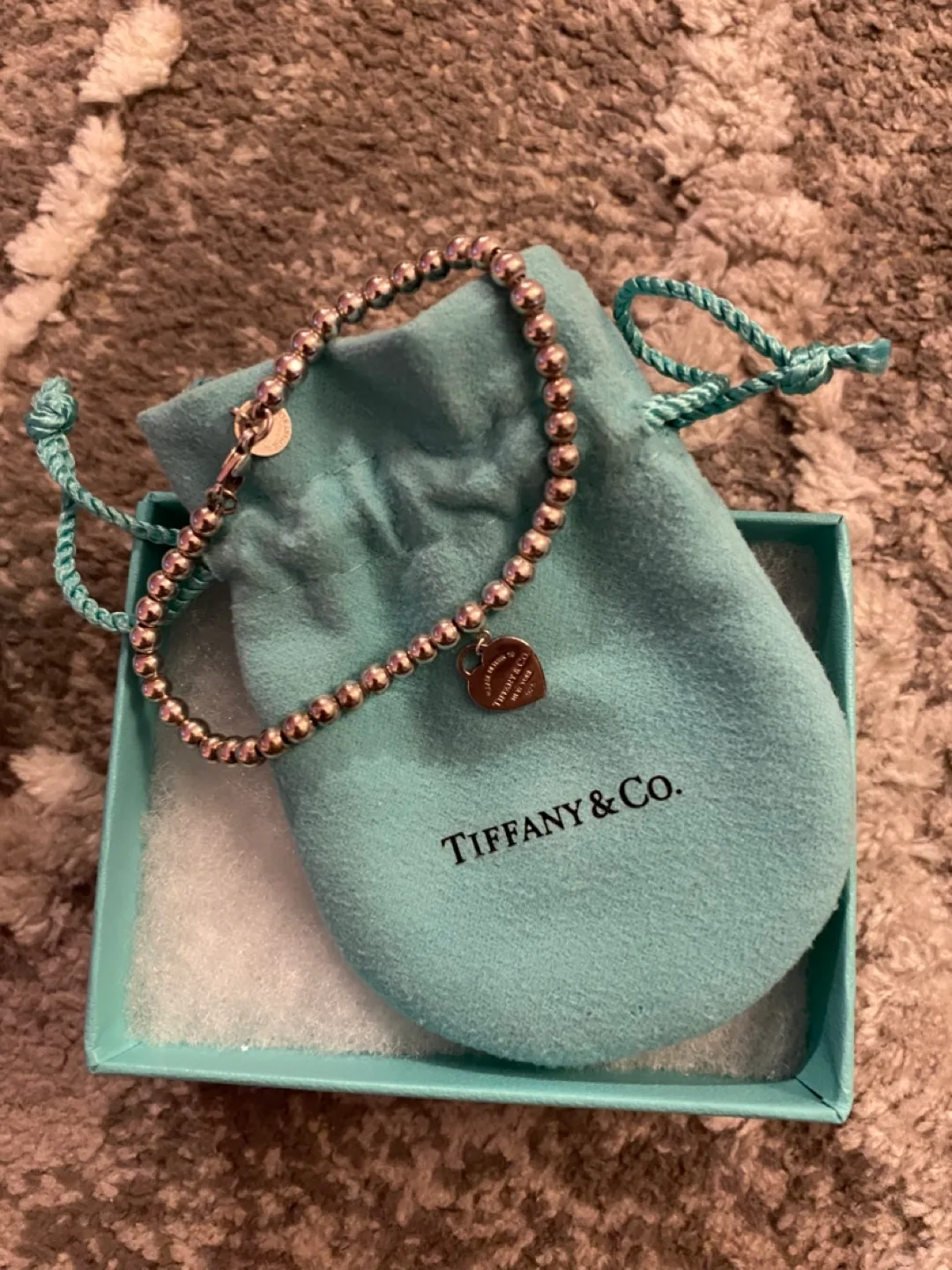 Tiffany & Co. Bead Bracelet with Heart Tag thumbnail