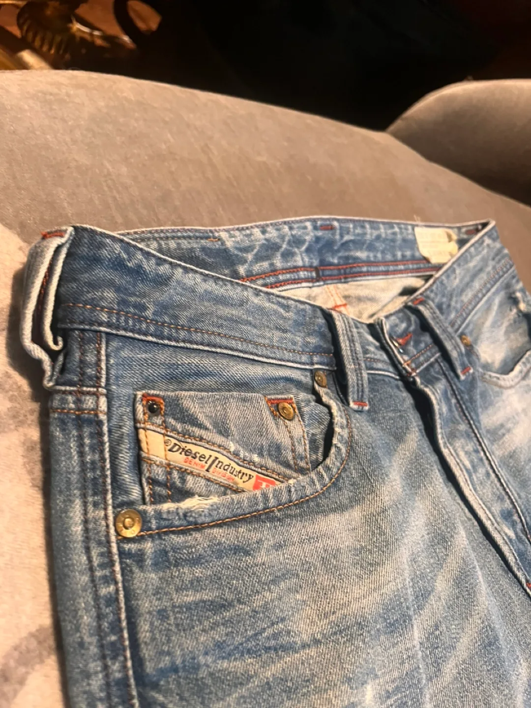 Diesel Larkee Regular Straight Jeans - Size 28x32 thumbnail