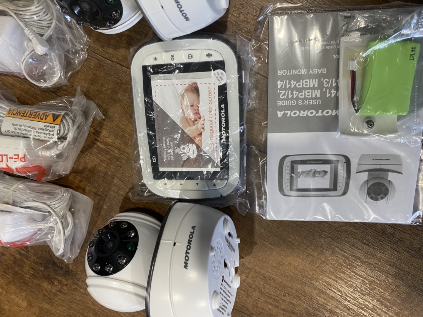 Brand new Motorola MBP41-2 Video Baby Monitor – Dual Camera Set - photo 2