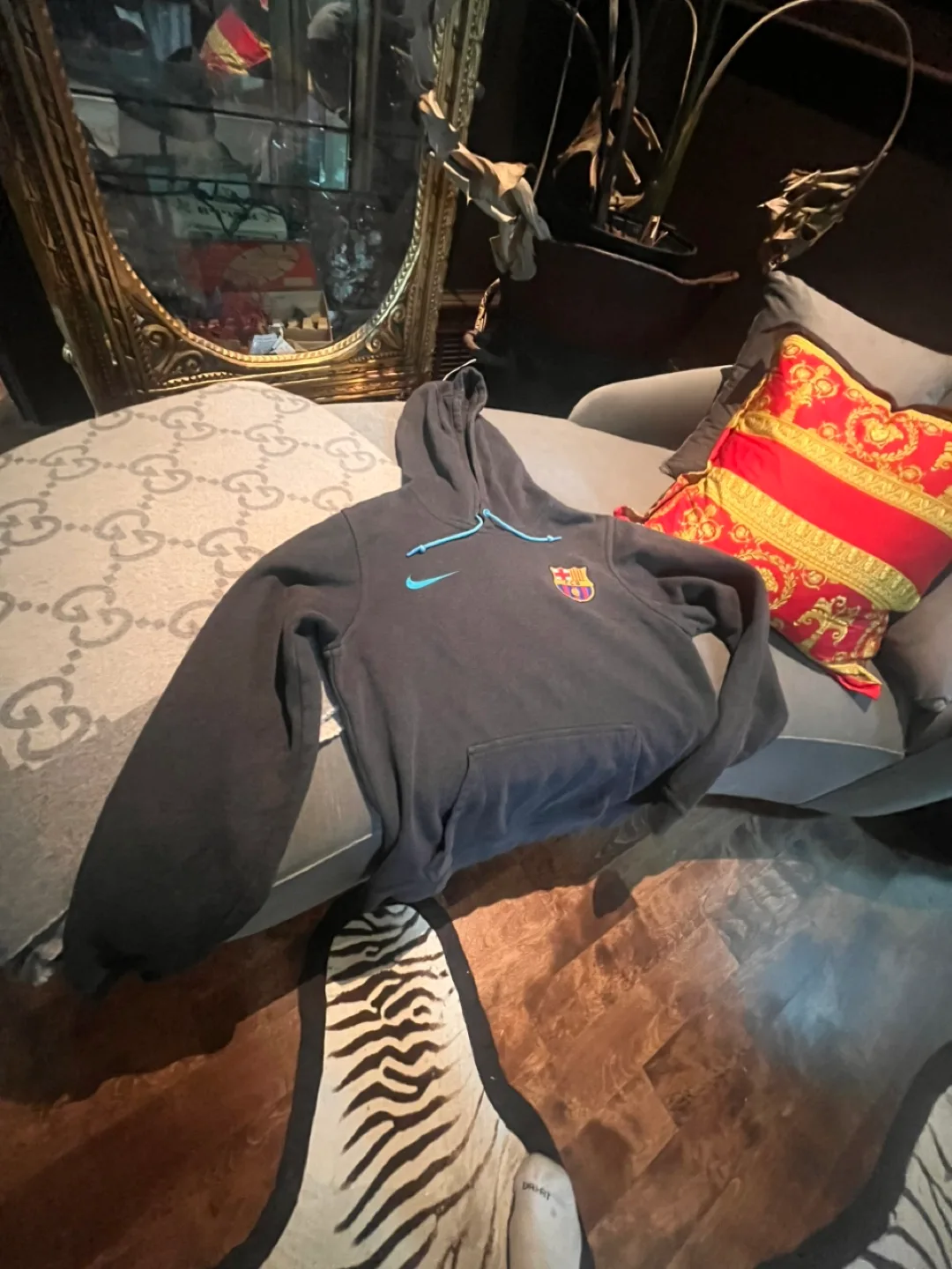 Nike FC Barcelona Hoodie - Size S thumbnail
