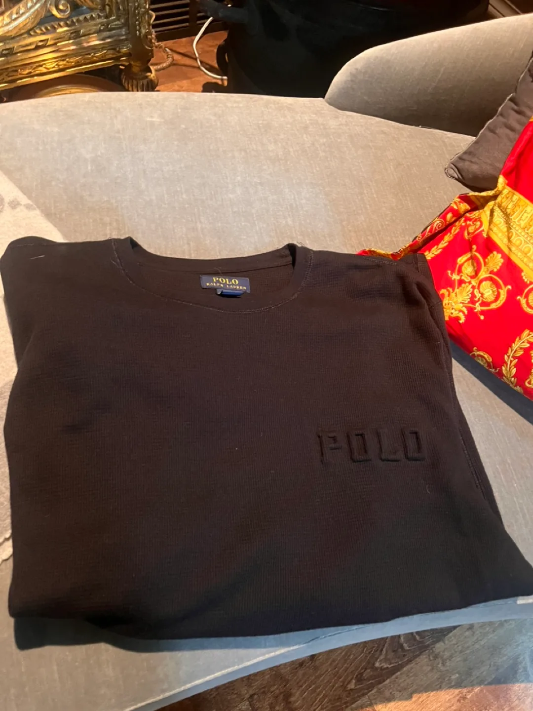 Polo Ralph Lauren Black Long Sleeve Shirt thumbnail