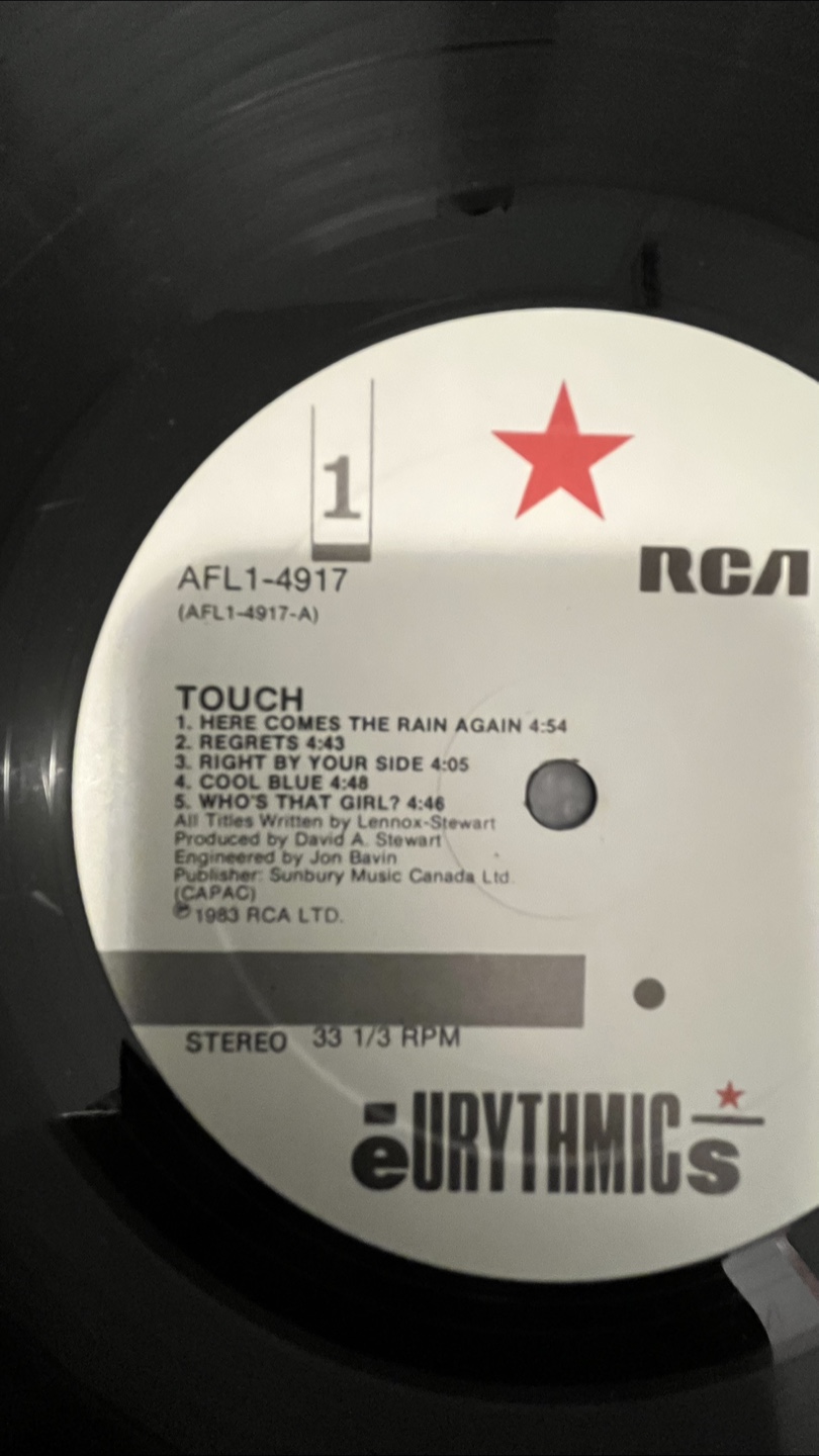 Eurythmics - Touch Vinyl LP (First Pressing) - photo 3