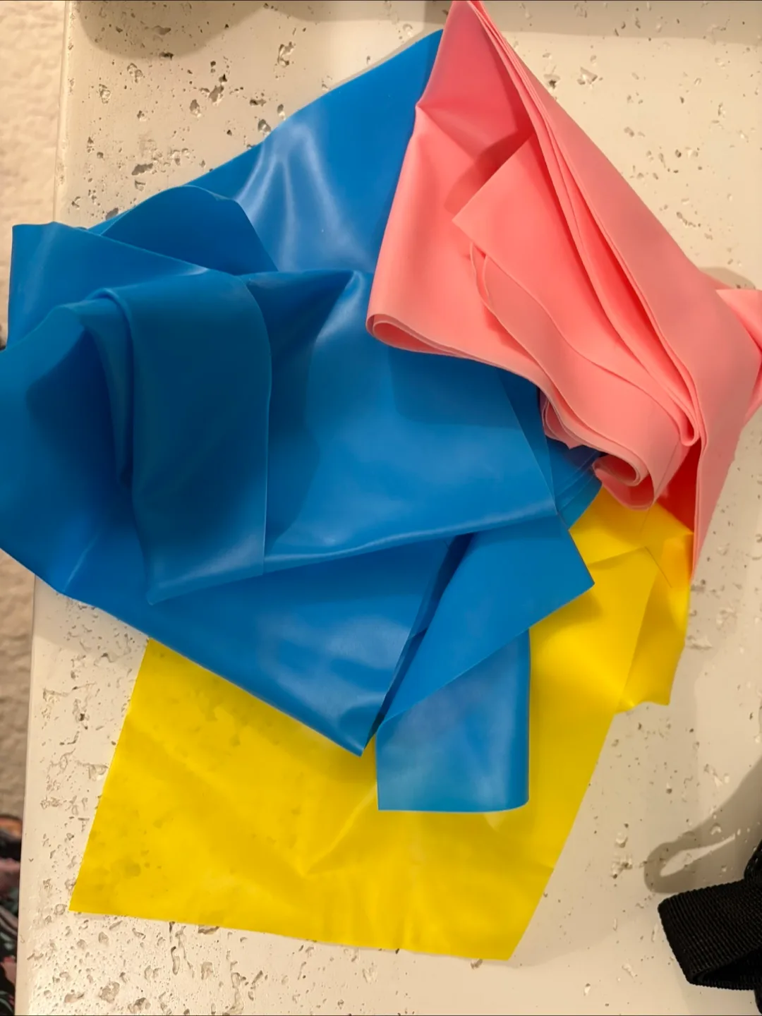 Aapozz Resistance Bands Set - Blue, Pink, Yellow thumbnail