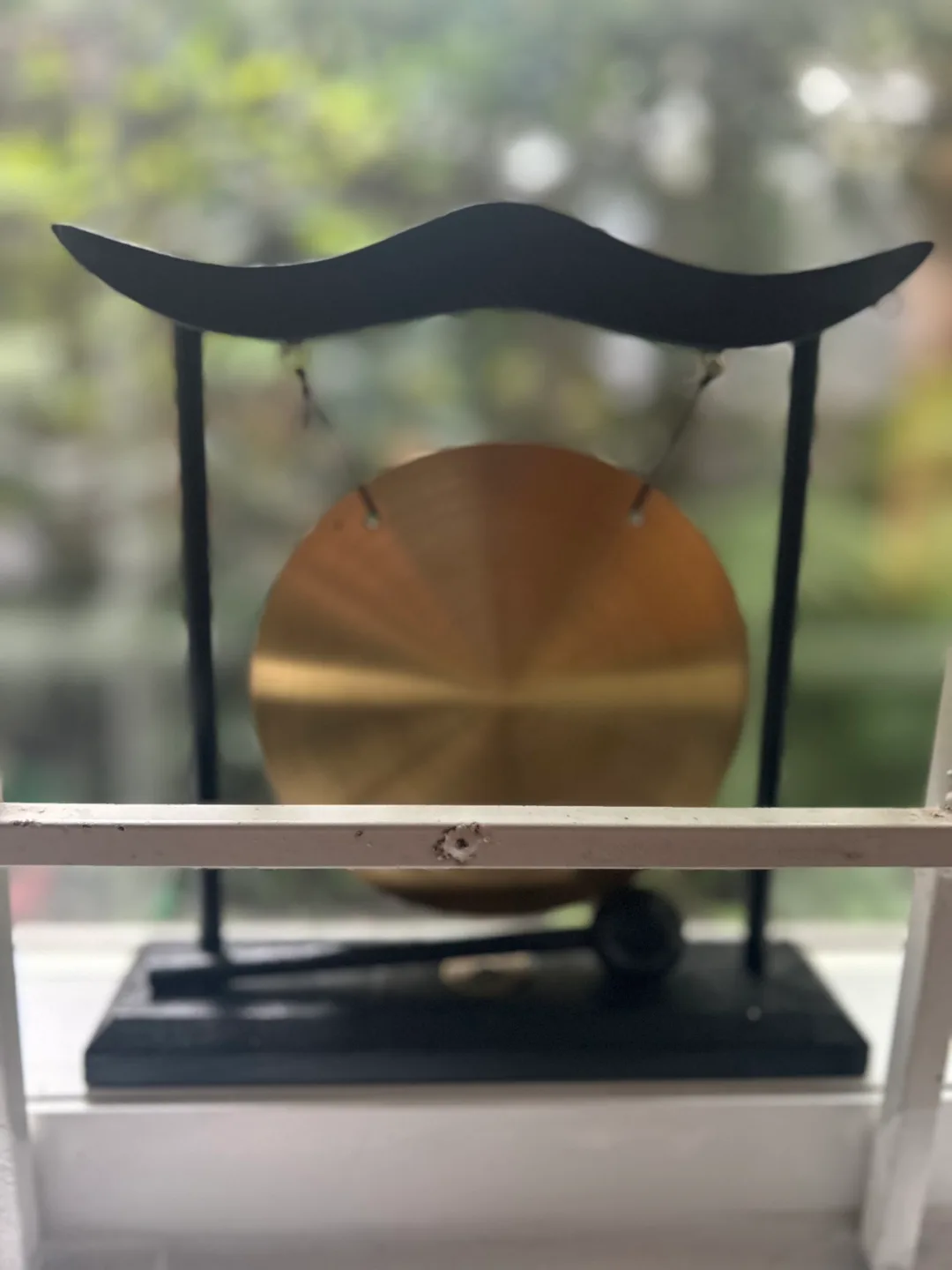 Small Decorative Gong with Stand thumbnail