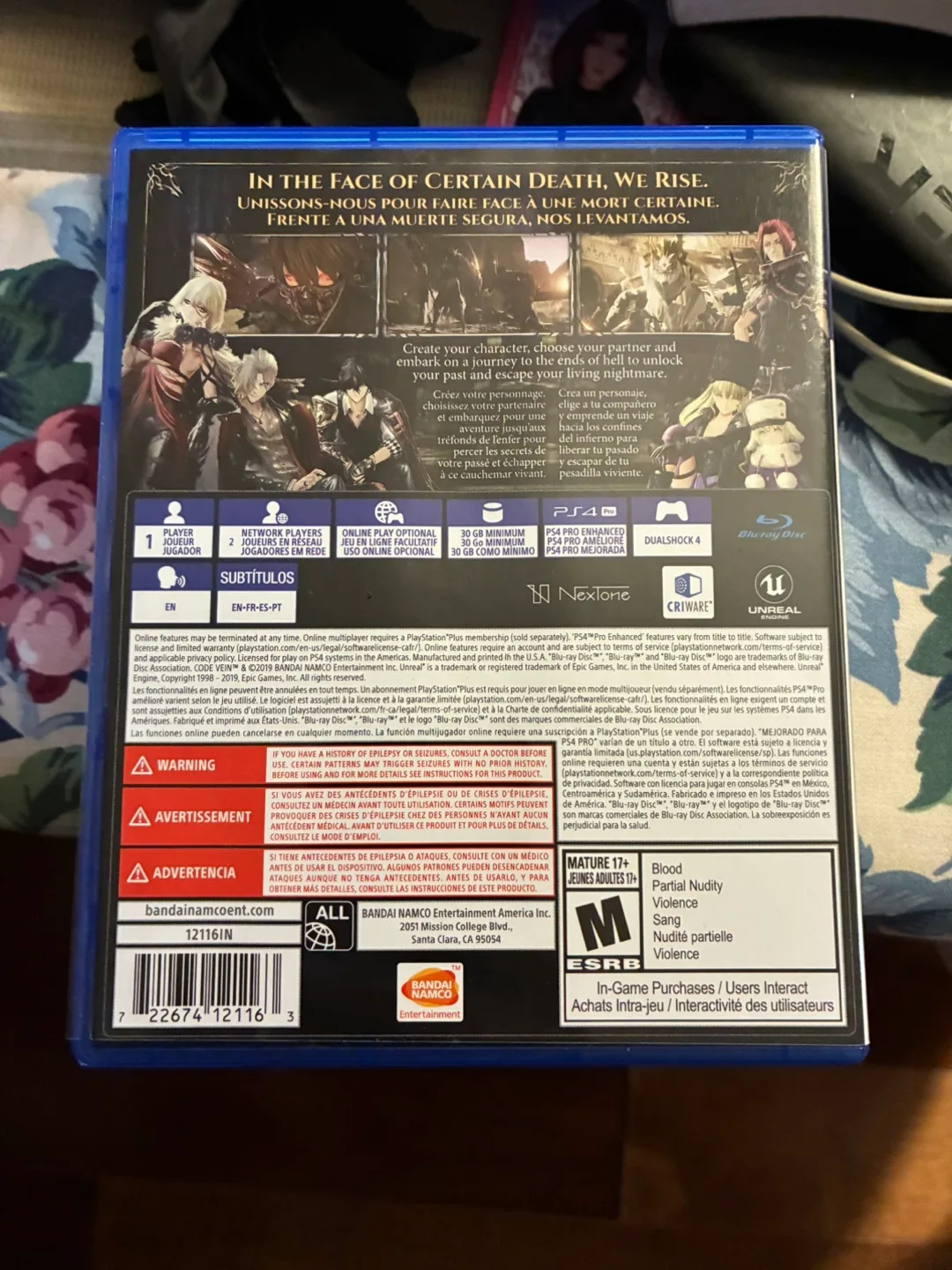 🧡 Code Vein for PS4 image indicator(2)