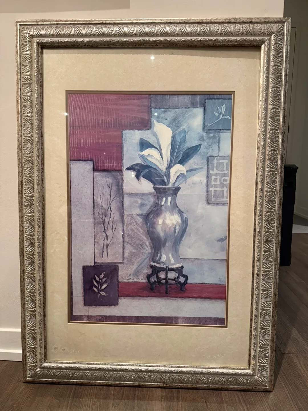 Framed Floral Print Wall Art thumbnail