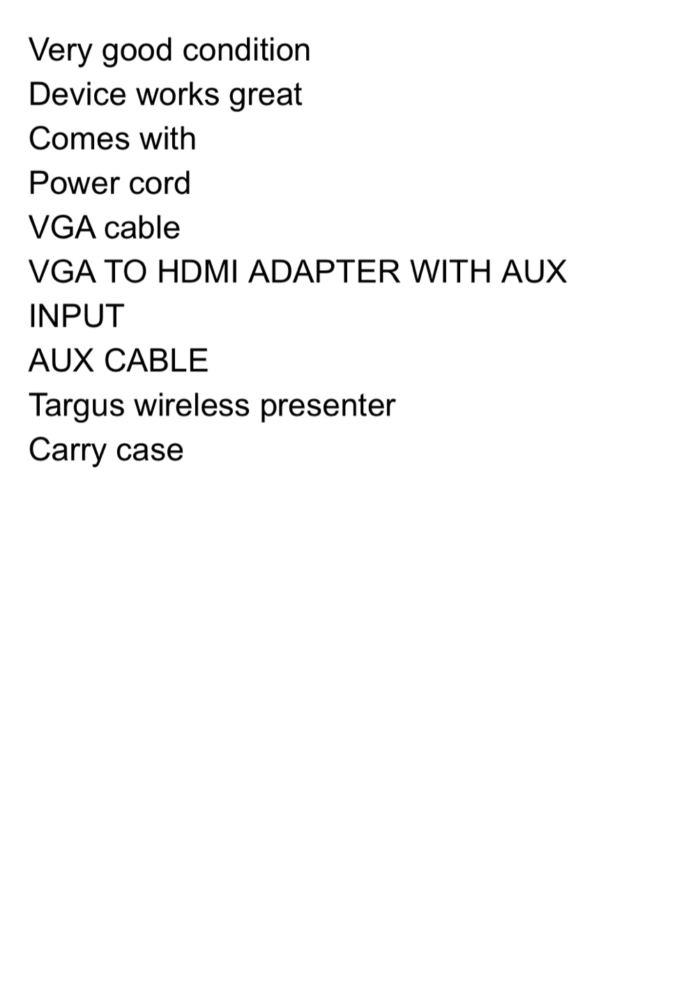 Optoma Projector with Cables & Carry Case - photo 4