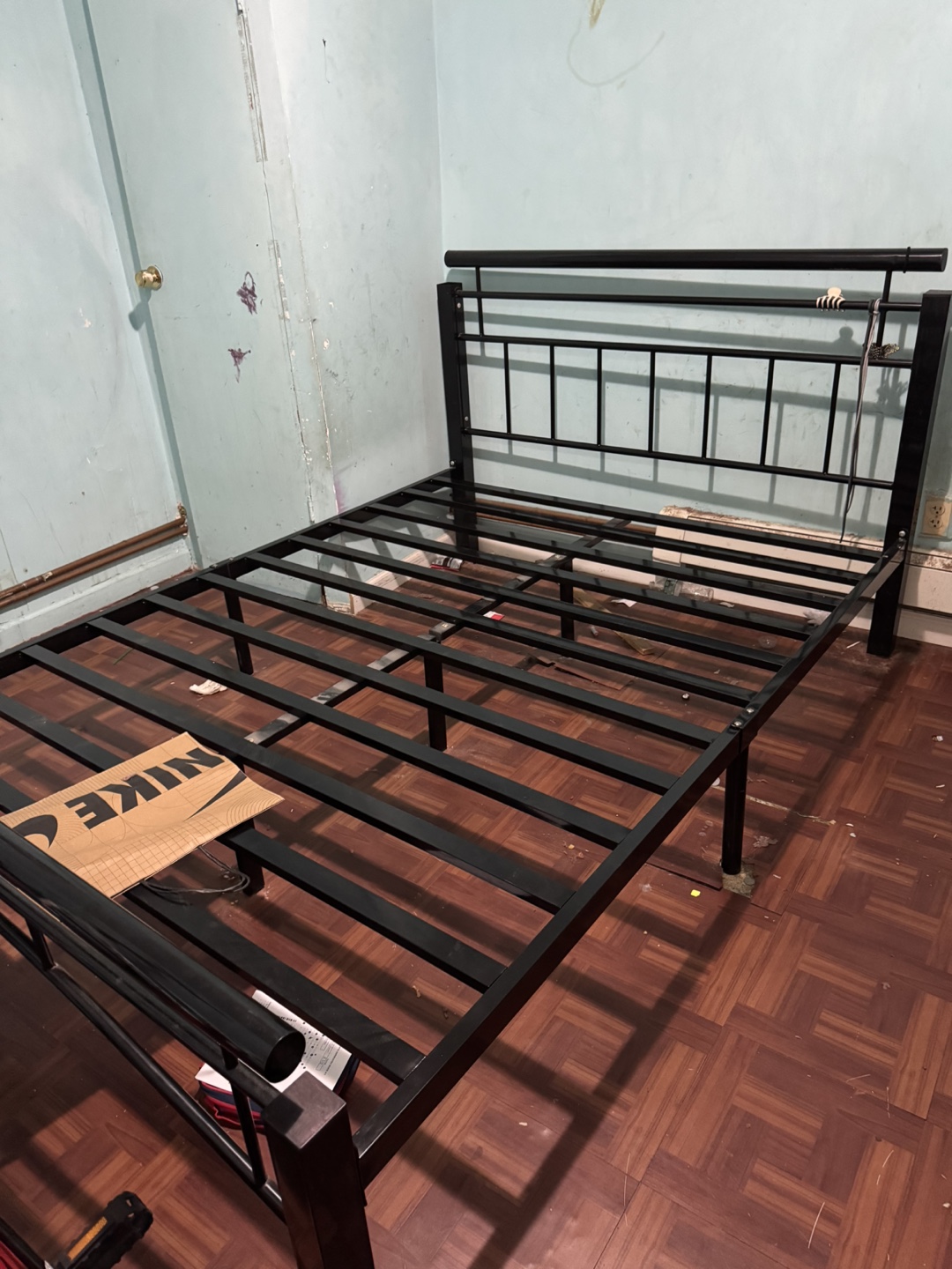 Black Metal Bed Frame - photo 3