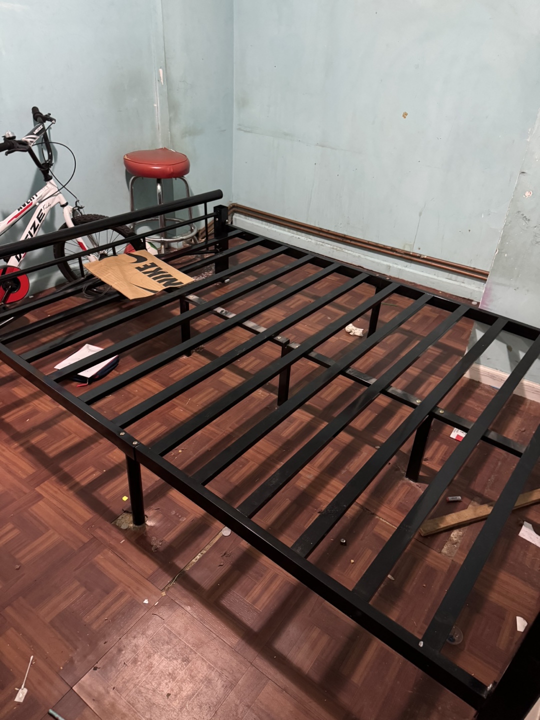 Black Metal Bed Frame - photo 2