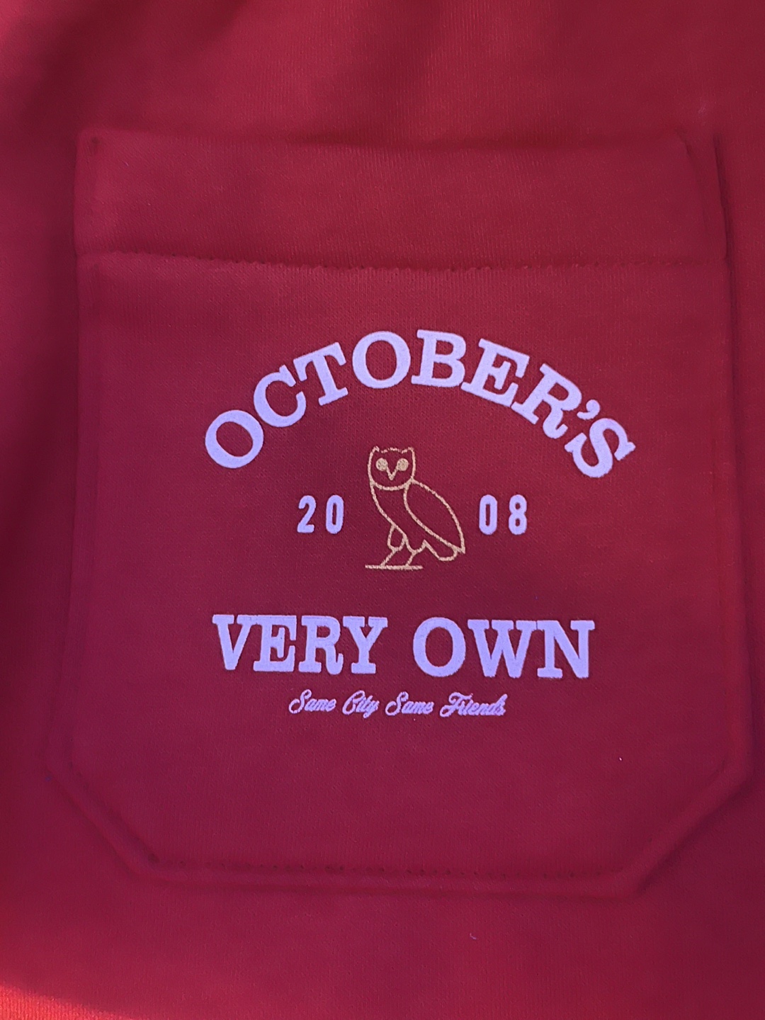 BRAND NEW OVO October's Very Own Red Sweatpants - XXL - photo 4