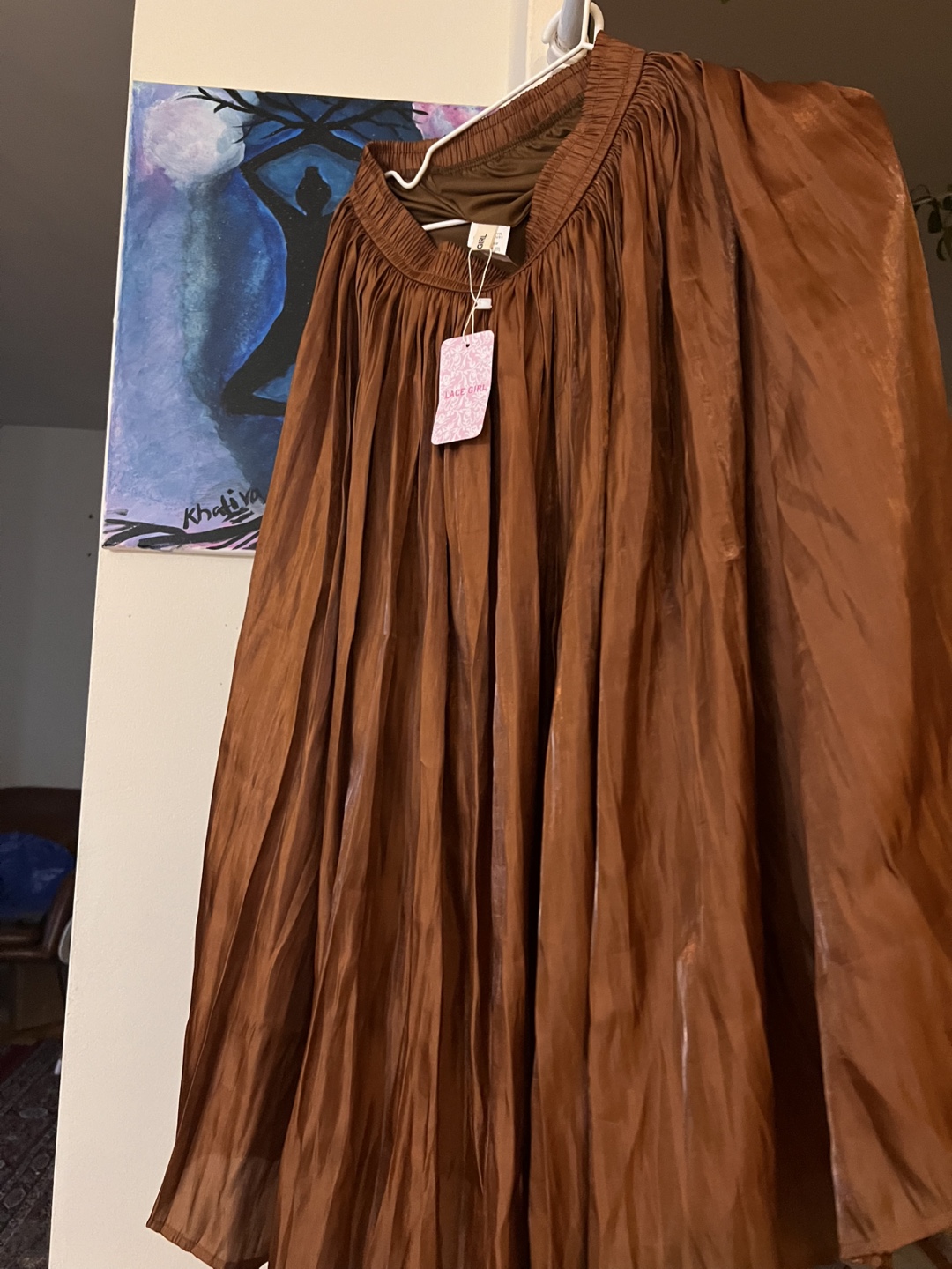 Lace Girl Brown Skirt