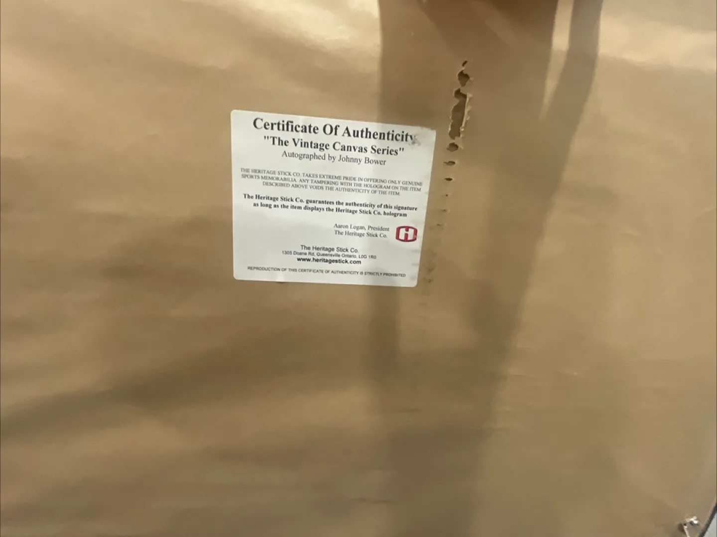 Johnny Bower Autographed Print image indicator(2)