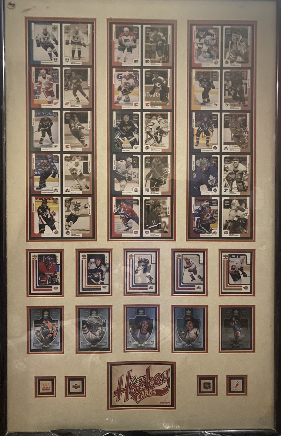 Framed Retro Hockey Cards 1999-2000