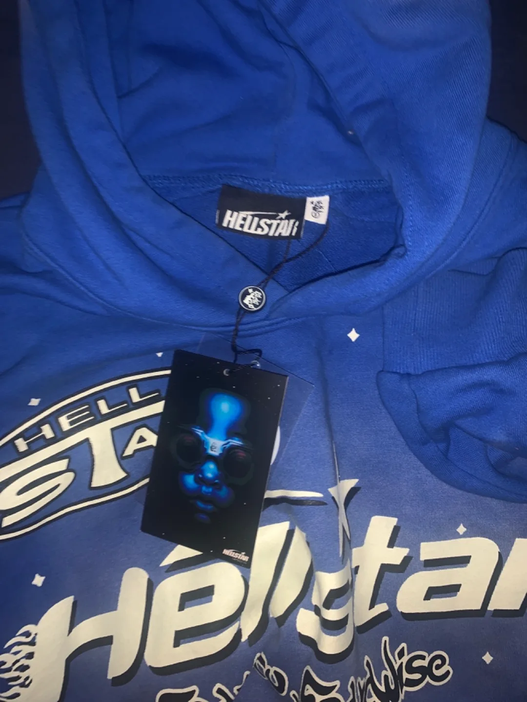 Hellstar Faith to Paradise Blue Hoodie image indicator(3)