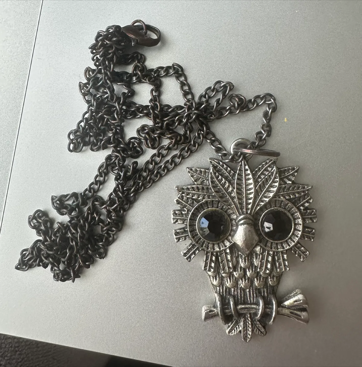 Owl Pendant Necklace thumbnail