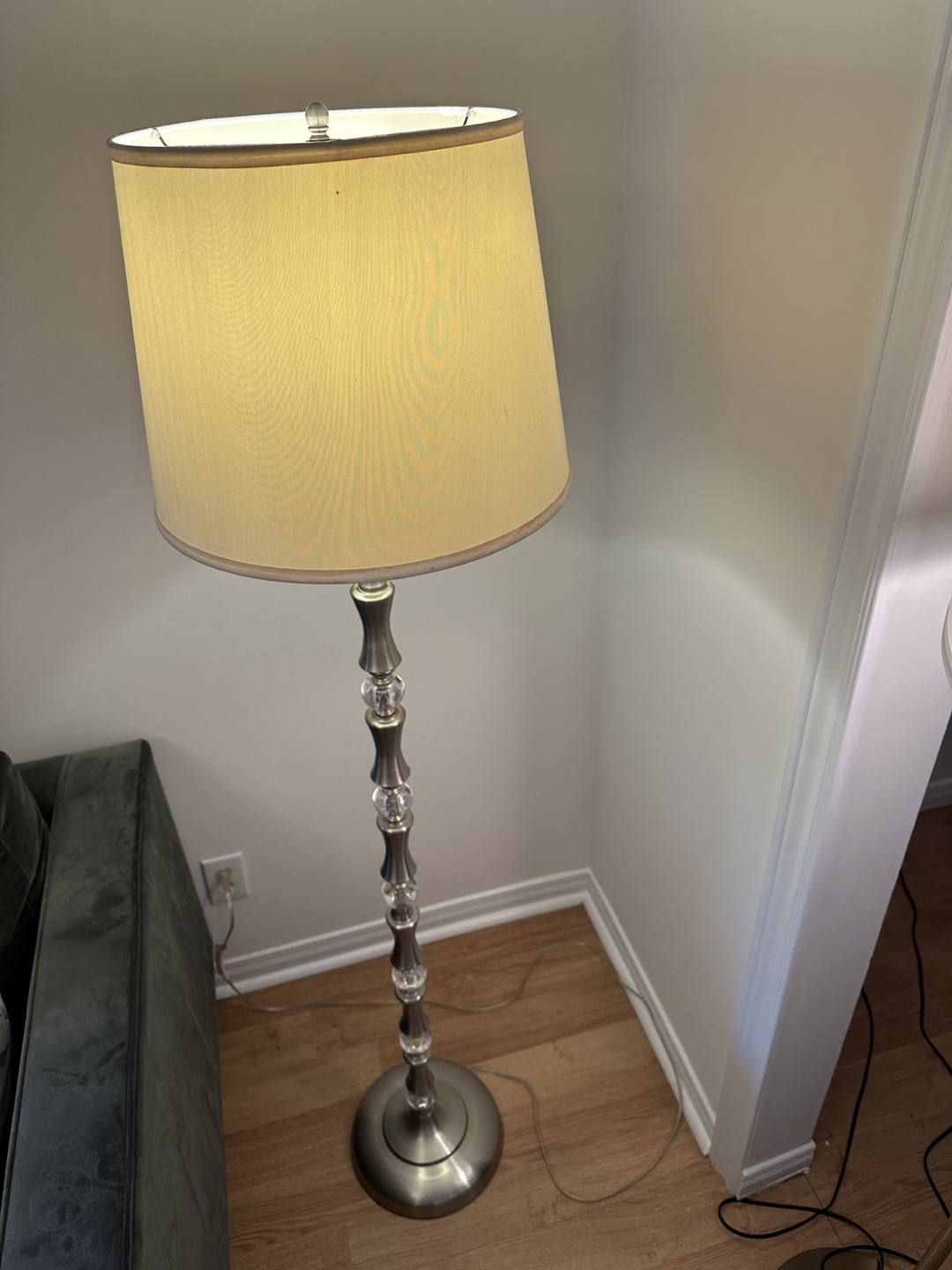 Floor Lamp - Brushed Nickel Finish