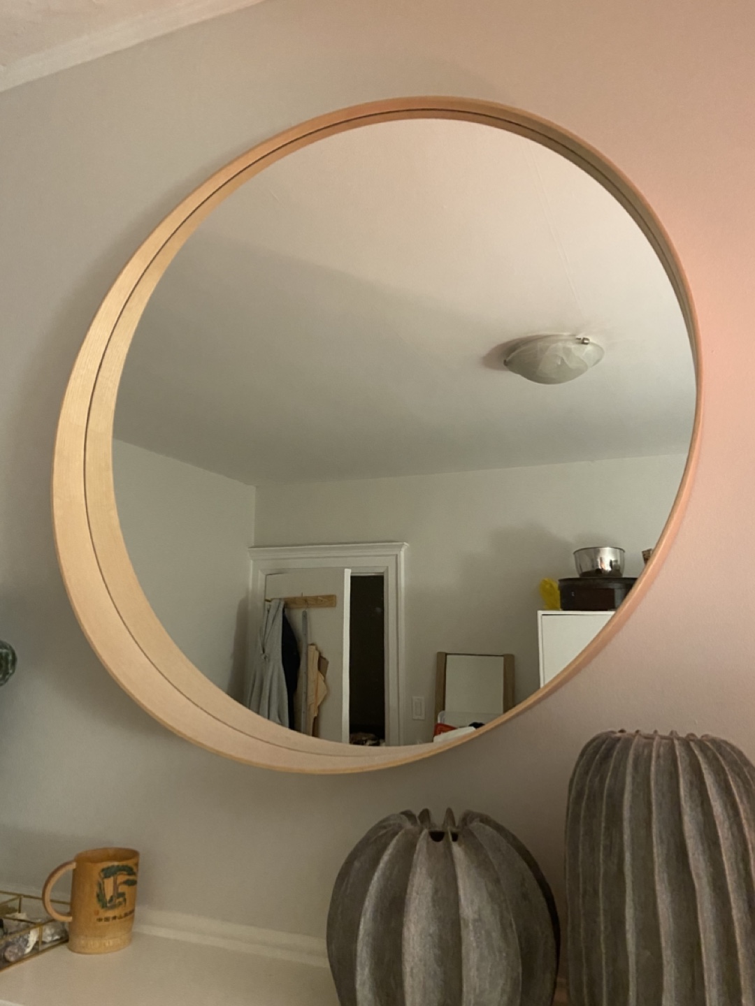 Ikea Stockholm Mirror - 31.5" Oak