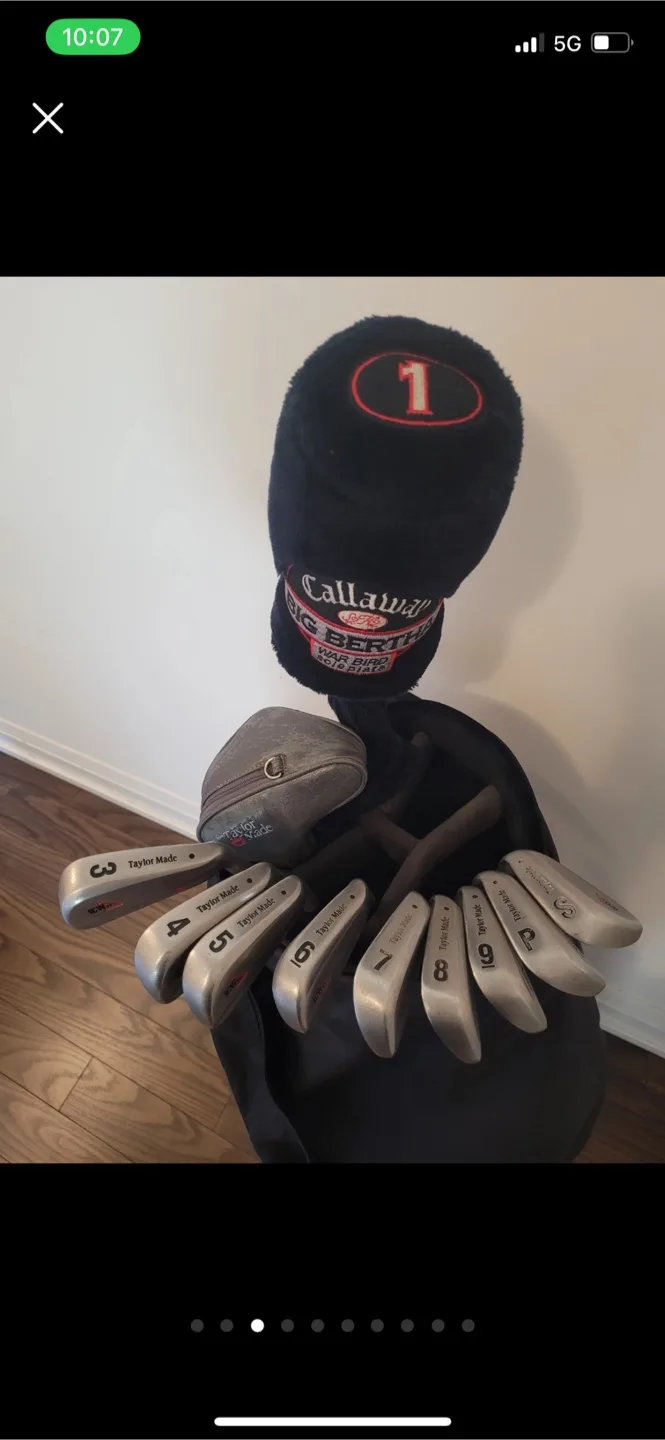 Men's TaylorMade Golf Clubs and Callaway Driver for Sale image indicator(3)