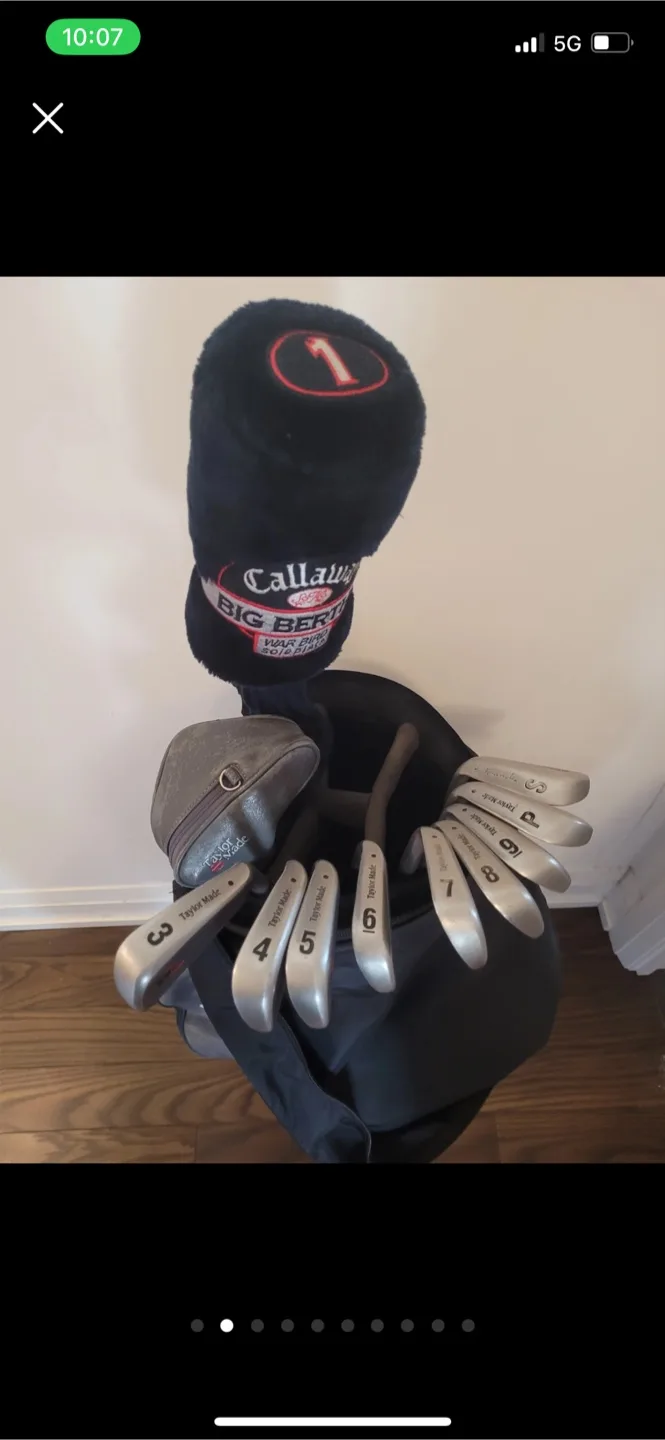 Men's TaylorMade Golf Clubs and Callaway Driver for Sale image indicator(2)