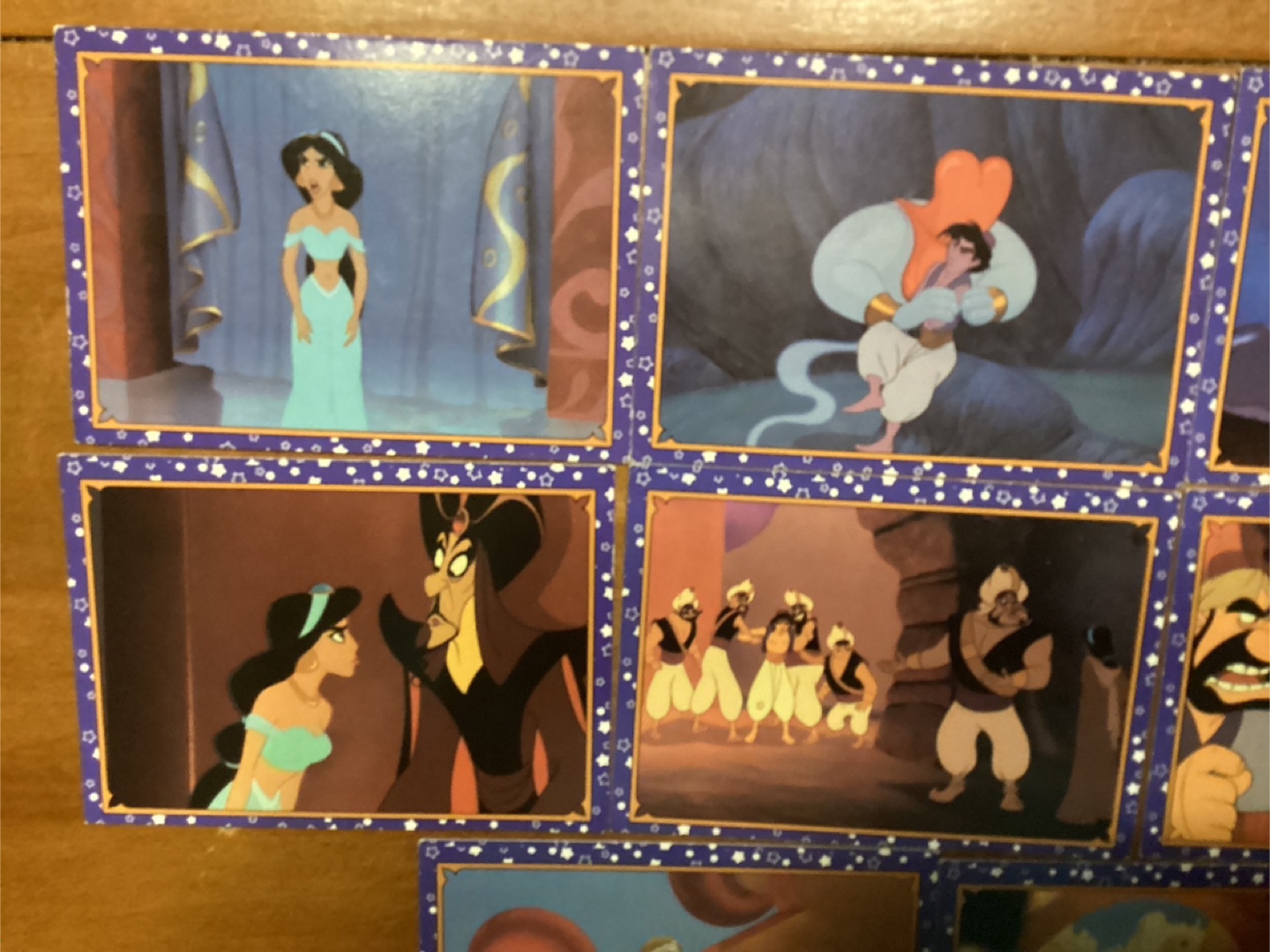 11. 1993 PANINI ALADDIN Cards 6,7,13,14,24,30,31,41,42,48 & 62 - photo 2