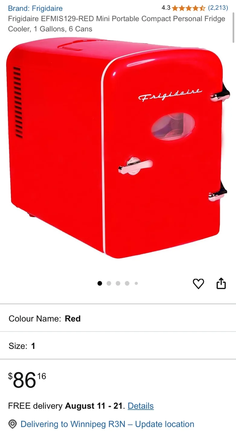 Frigidaire Mini Portable Fridge image indicator(3)