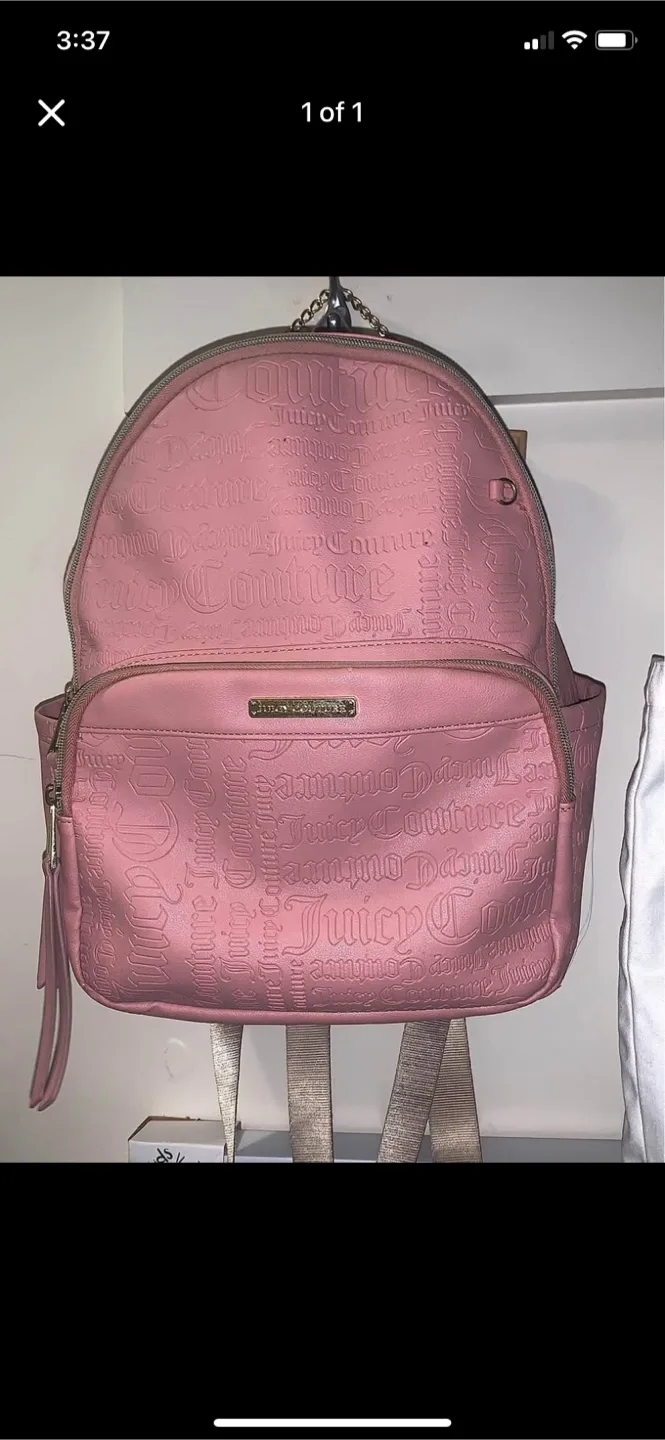 Juicy Couture Pink Backpack