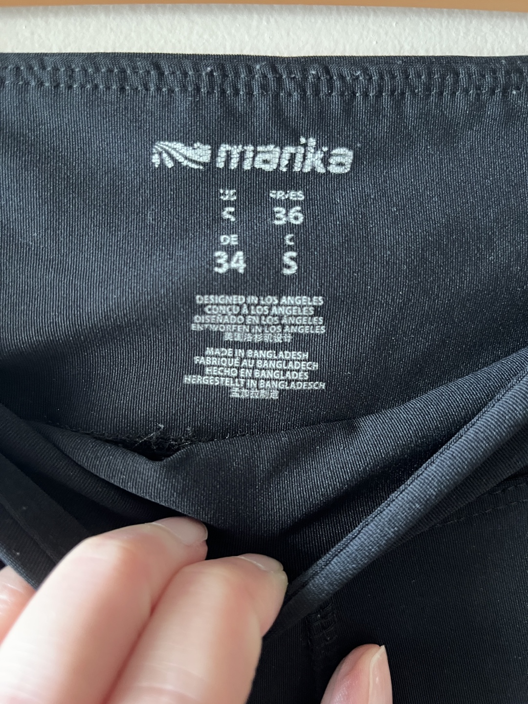 Black Active Capri Leggings - Size S - photo 3