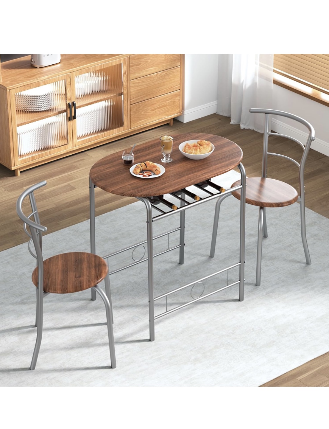Cute 3-Piece Dining Set - Table & 2 Chairs - photo 5