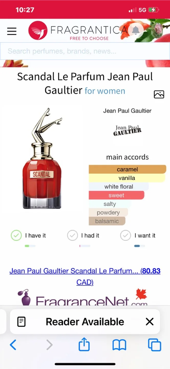 Scandal Le Parfum Jean Paul Sealed Brand New image indicator(3)