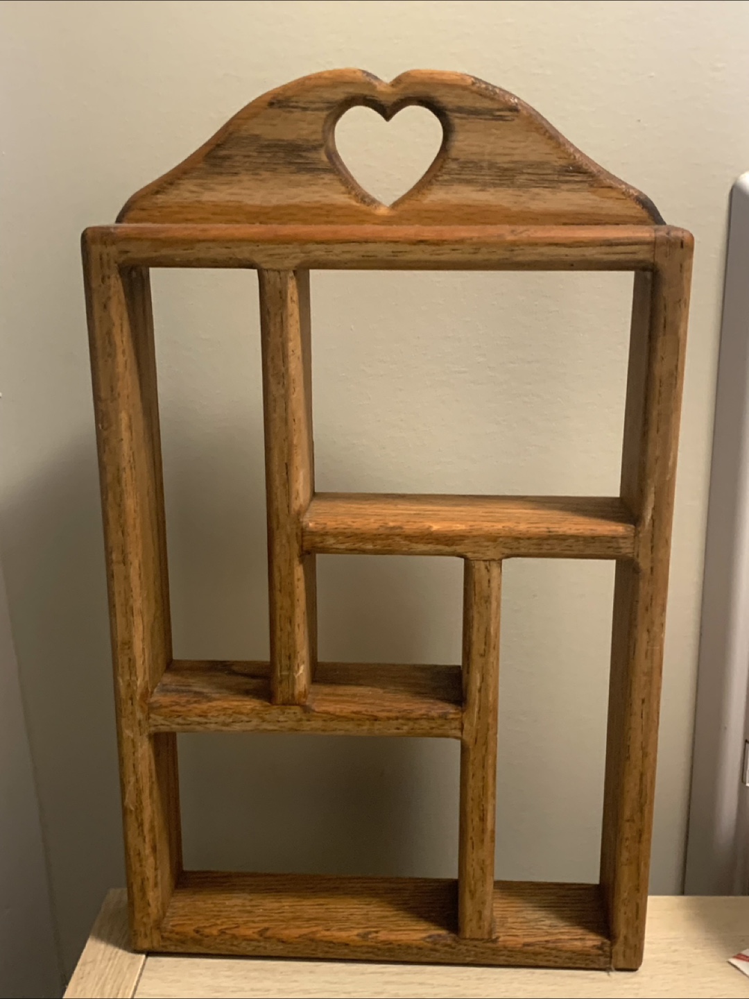 Vintage Heart Shaped Shelf