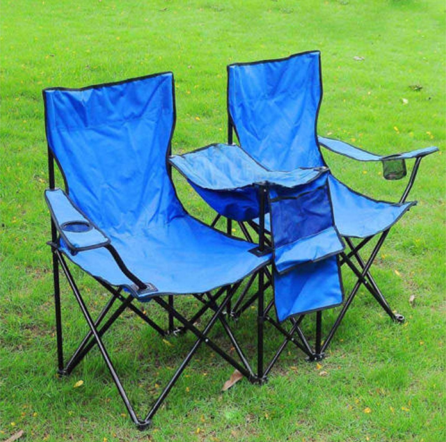 Portable Folding Picnic Double Recline Chair - photo 2