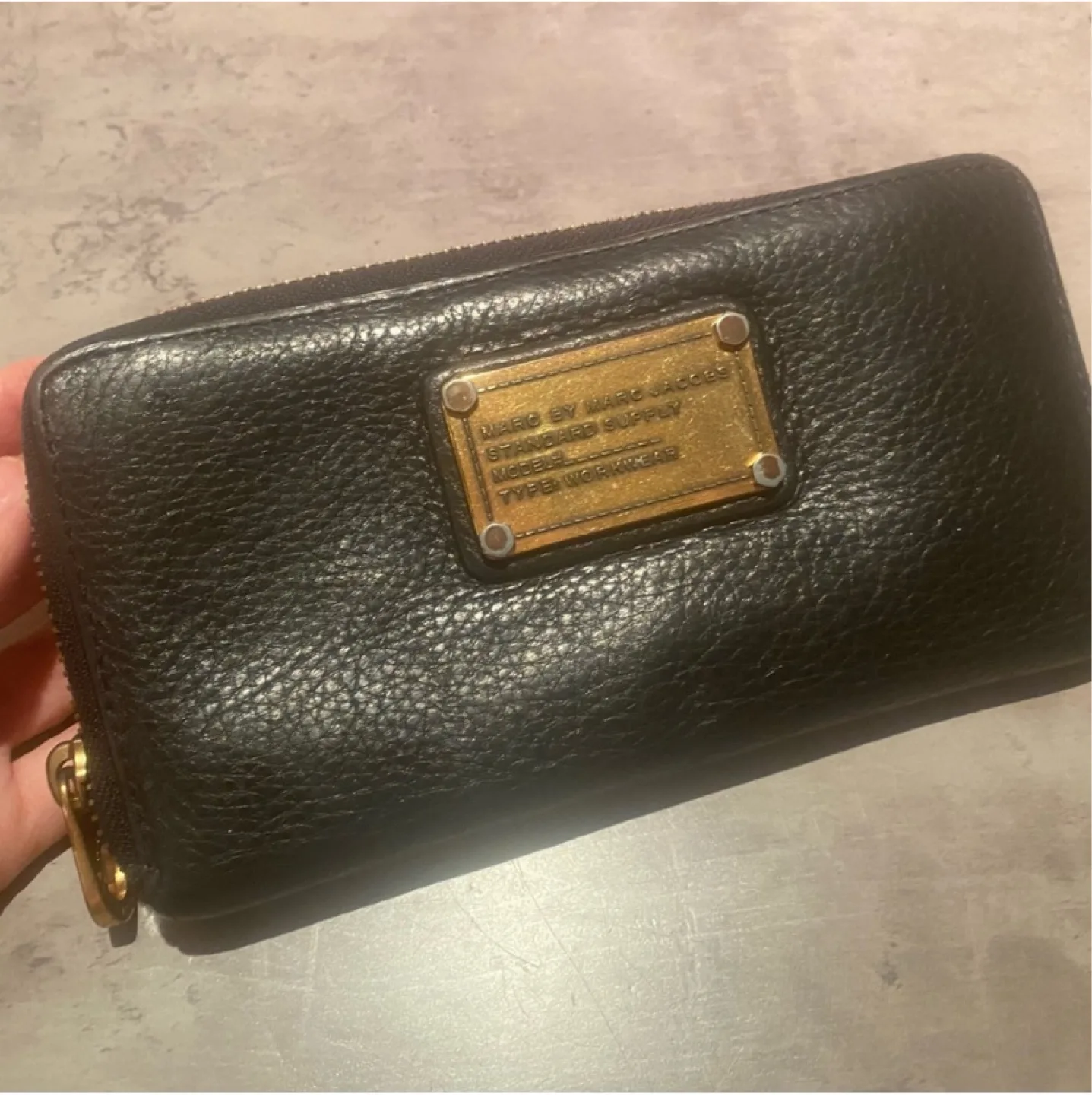 Marc Jacobs Standard Supply Black Leather Workwear Wallet image indicator(2)