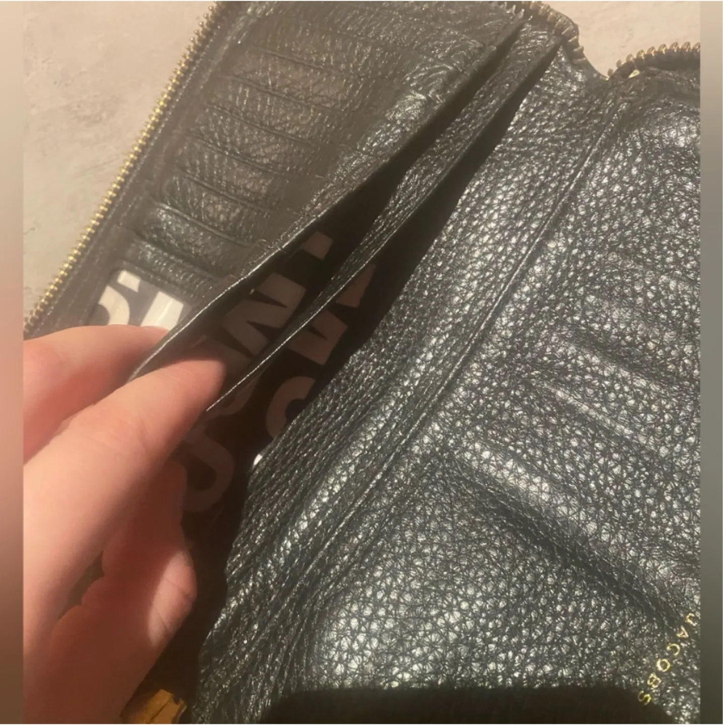 Marc Jacobs Standard Supply Black Leather Workwear Wallet image indicator(6)