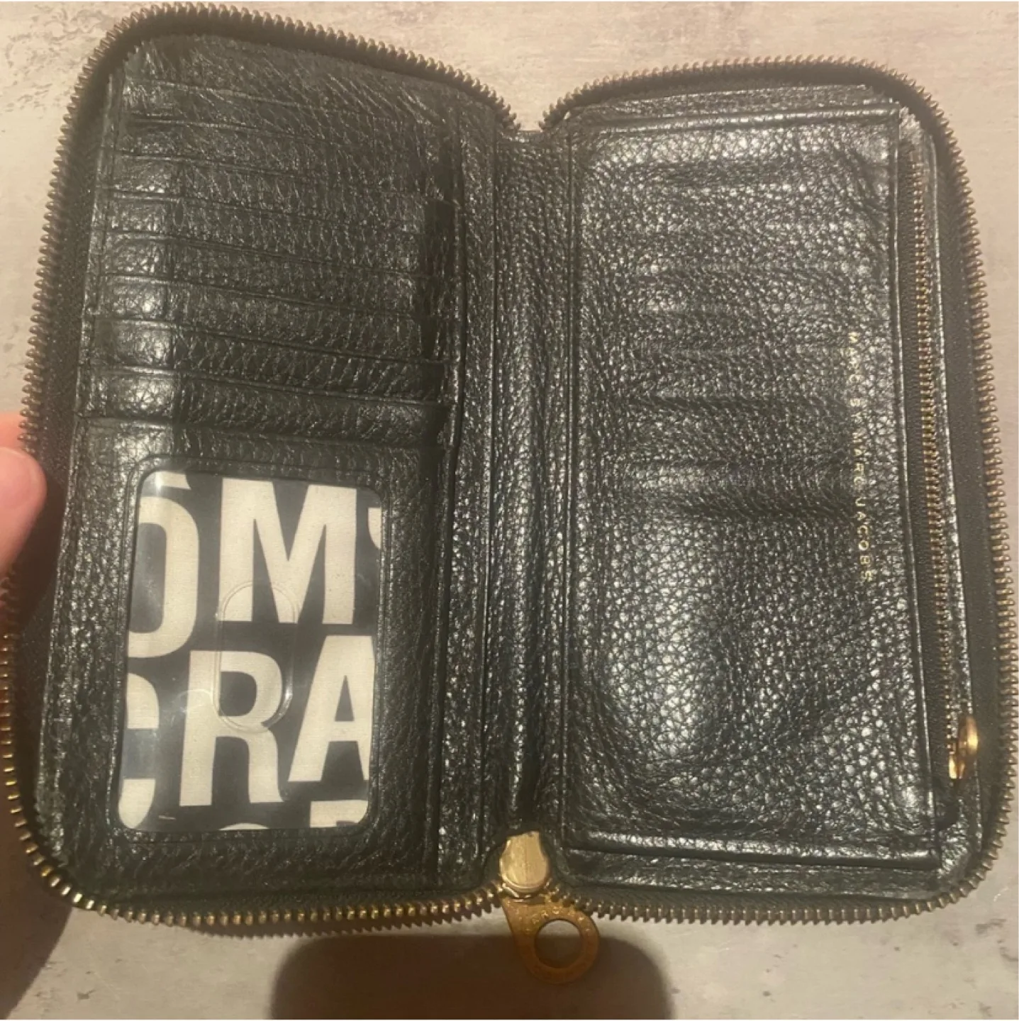 Marc Jacobs Standard Supply Black Leather Workwear Wallet image indicator(8)