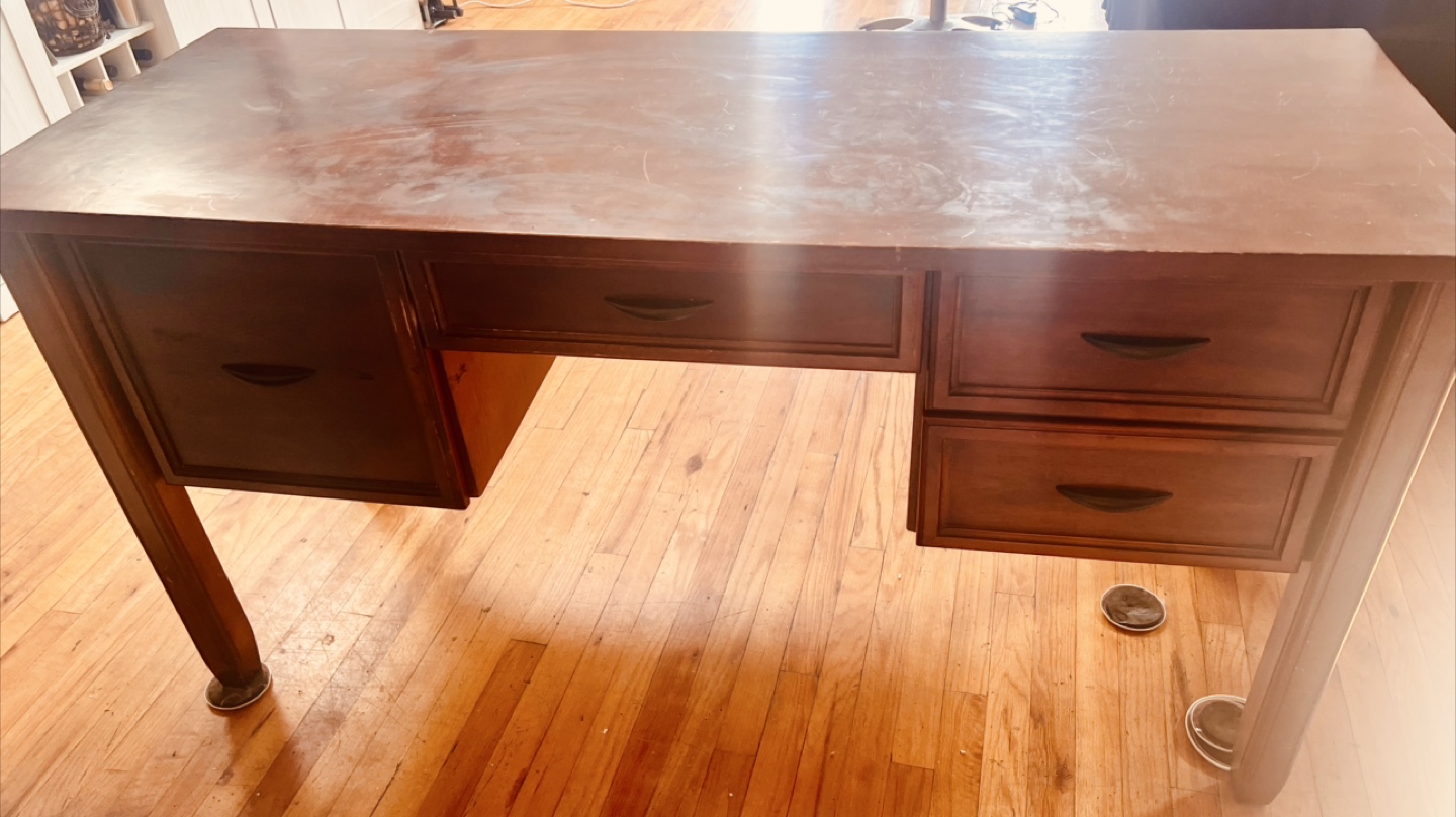 Aletto Desk - Walnut Finish - photo 3