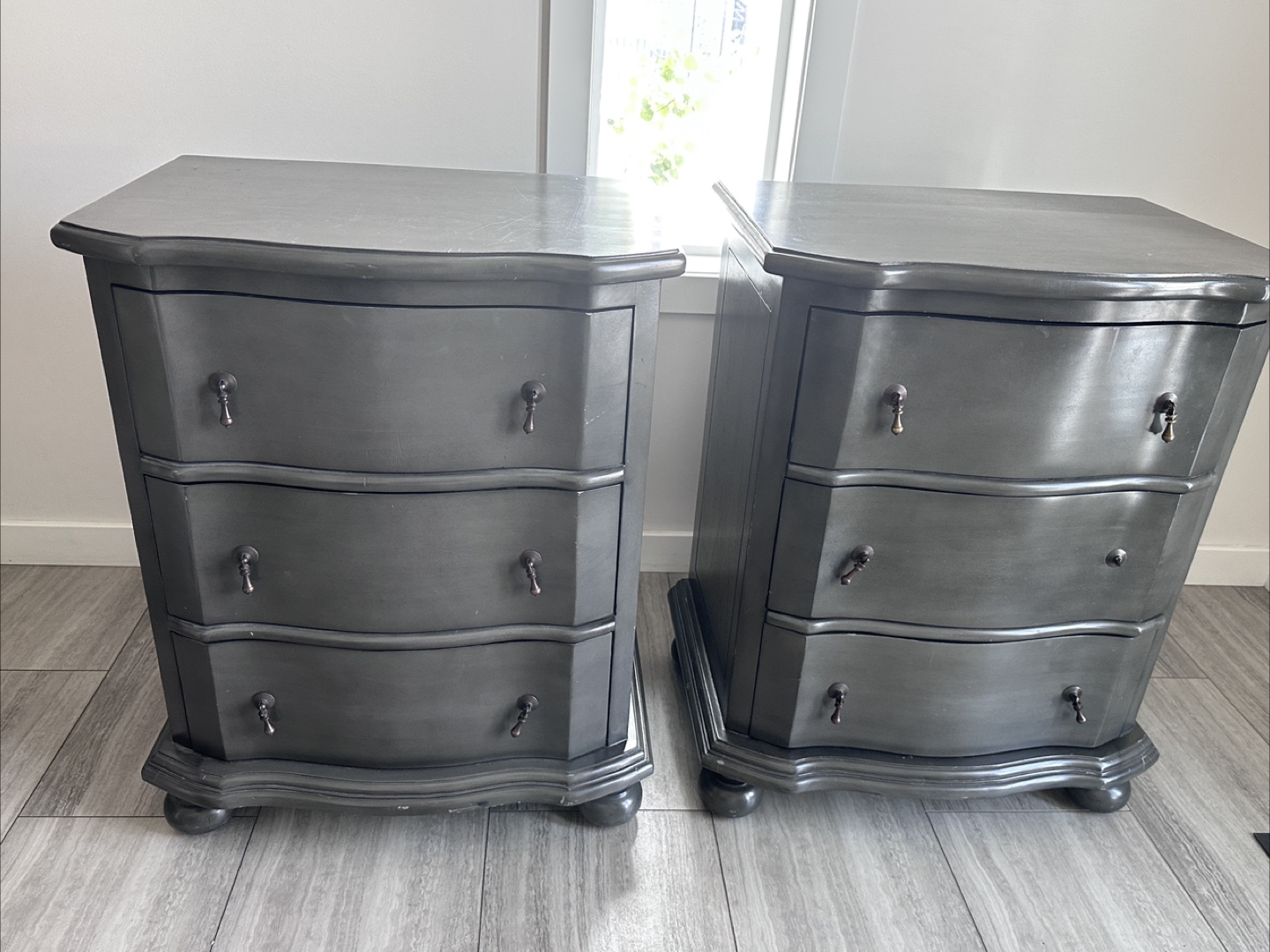 Pair of Handmade Indonesian Nightstands