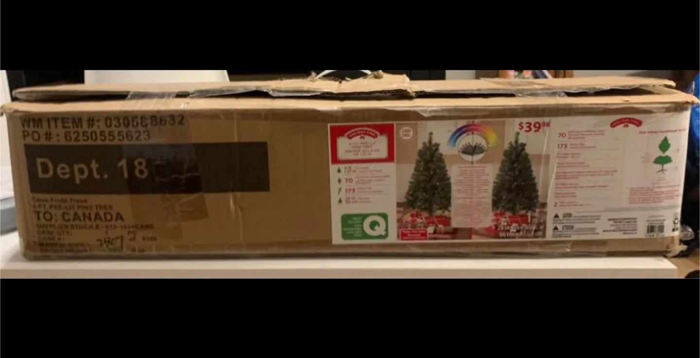 4ft Pre-Lit Christmas Tree