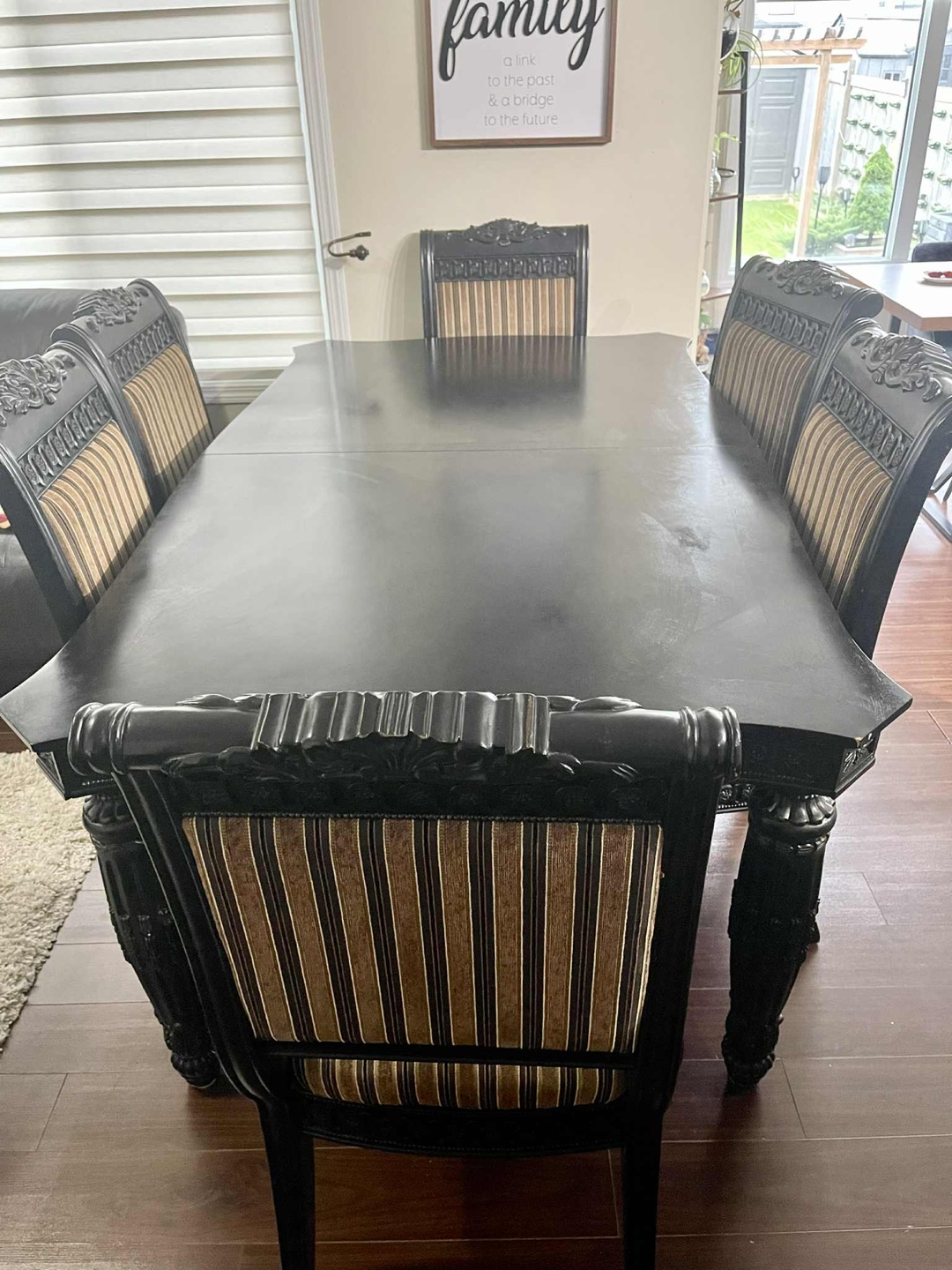 Dining table with chairs