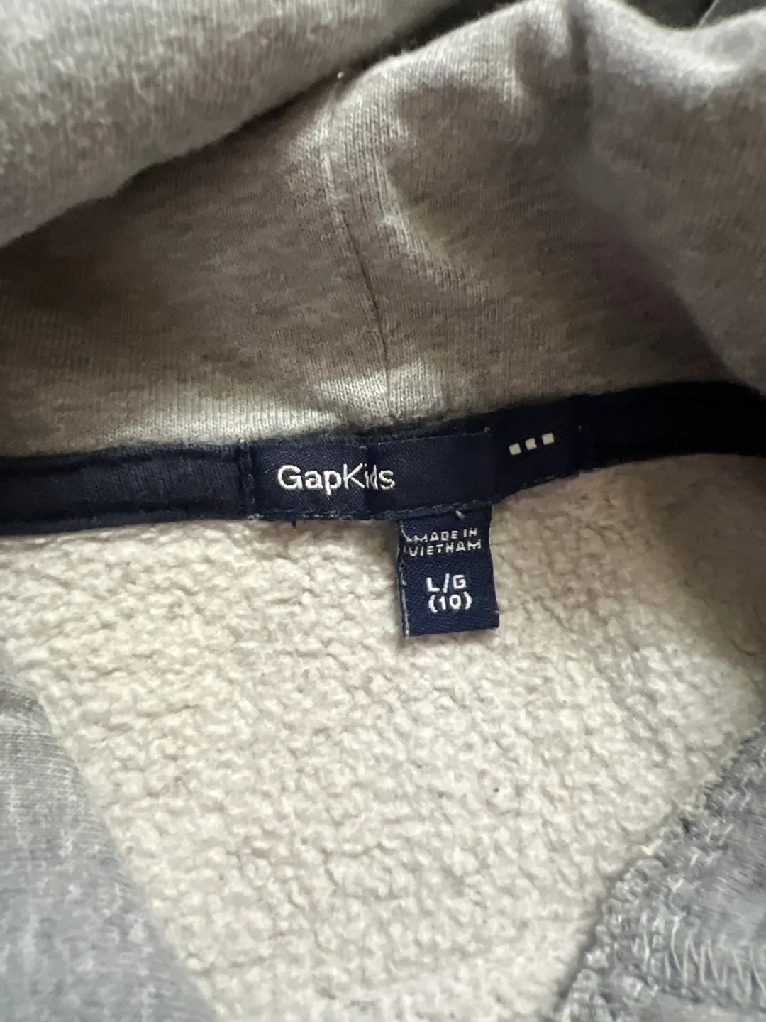 Gap Kids Grey Hoodie - Size L (10) image indicator(2)