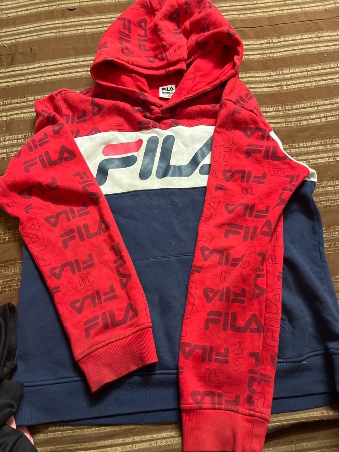 Fila Hoodie XXL Red & Navy thumbnail