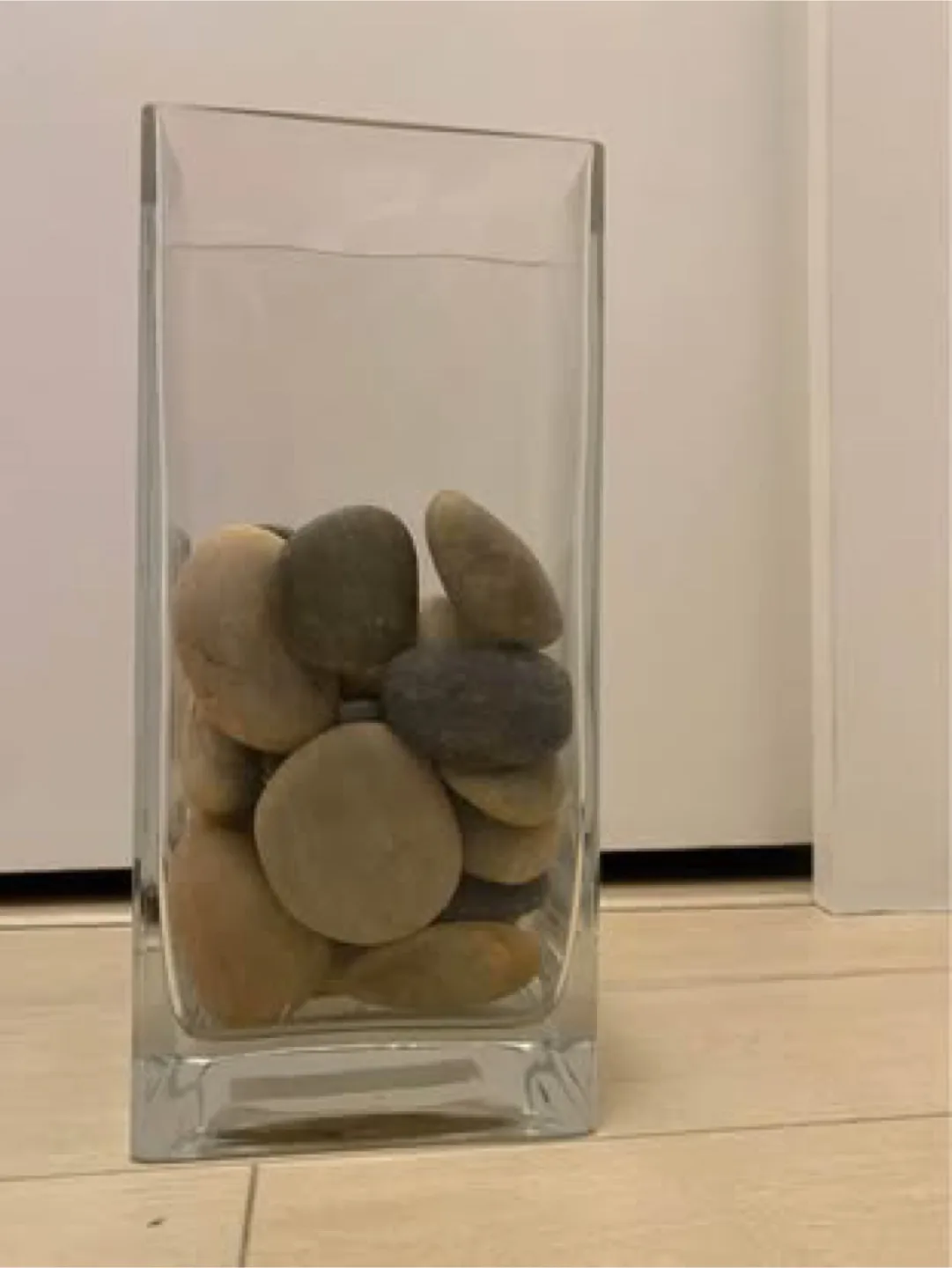 Glass Vase with Decorative Stones thumbnail